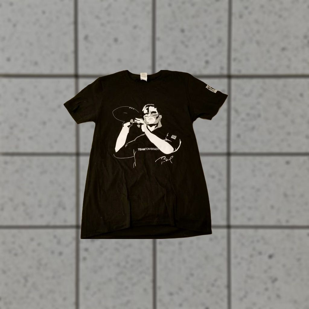 Gildan Mens Tom Brady Shirt S Small Black Cotton TB12 Size US S / EU 44-46 / 1 - 1 Thumbnail