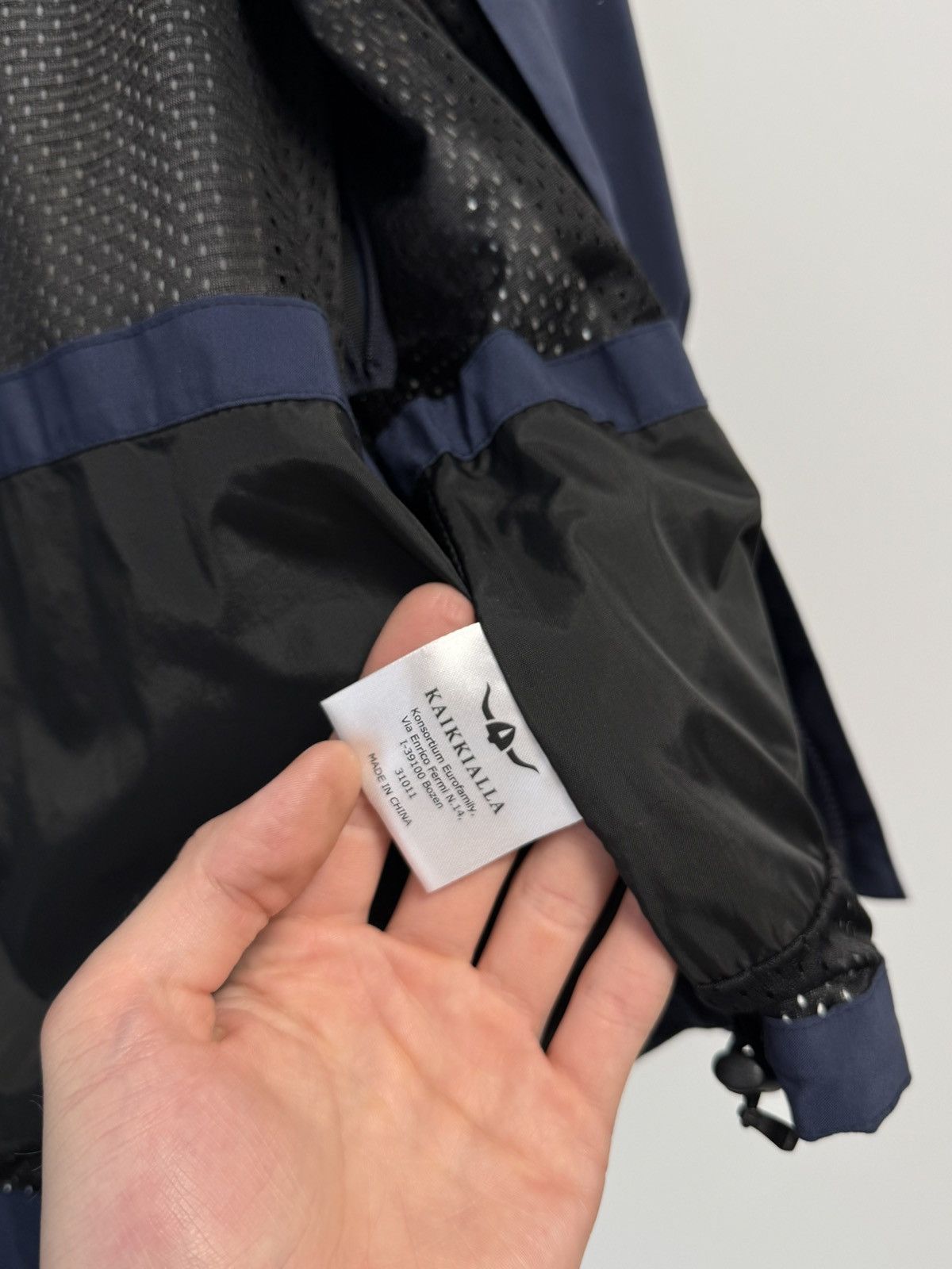 Other Kaikkialla Waterproof Hooded Outdoor Jacket Navy Blue Size XL / US 12-14 / IT 48-50 - 16 Thumbnail