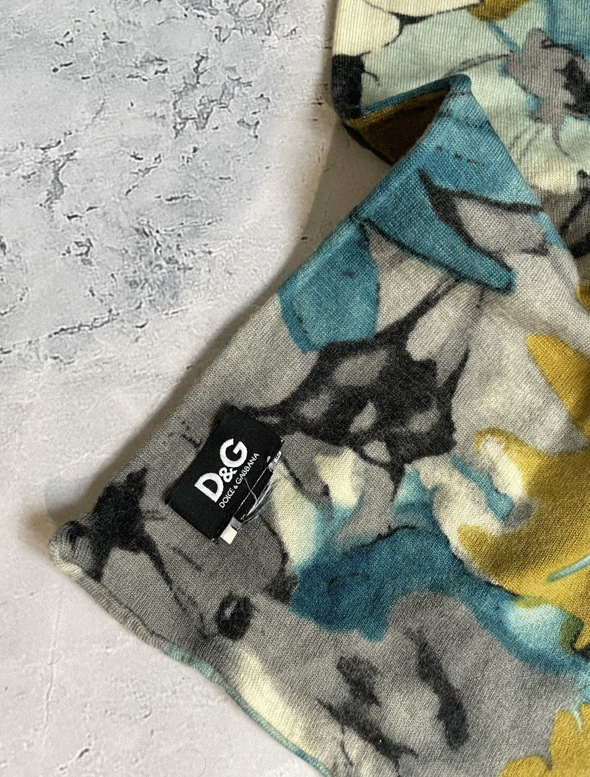 Dolce & Gabbana Dolce Gabbana Flowers Printed Scarf Size ONE SIZE - 4 Thumbnail