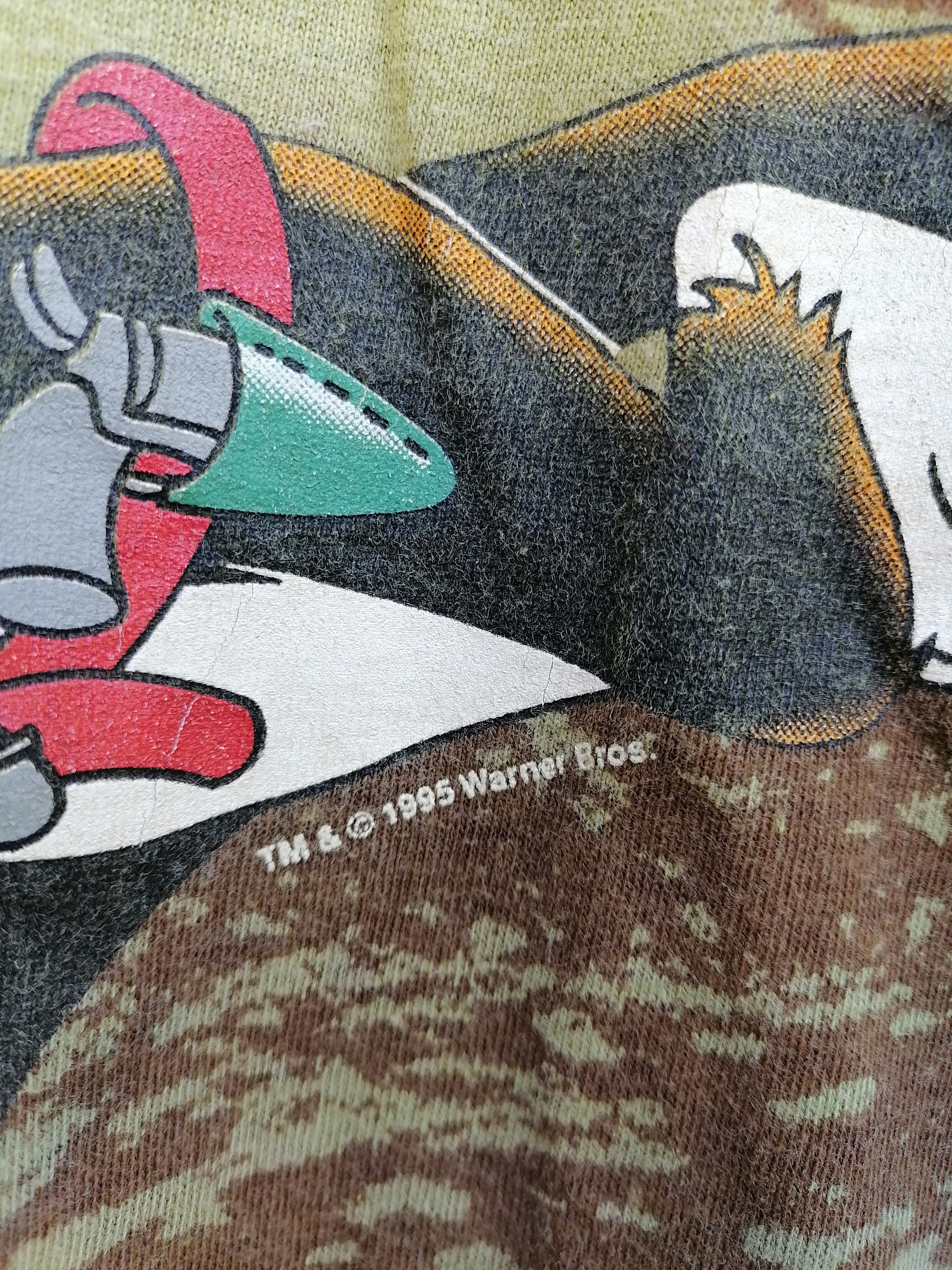 Vintage × Warner Bros Vintage 90s Looney Tunes Multi Printed T-shirt Size US M / EU 48-50 / 2 - 2 Thumbnail