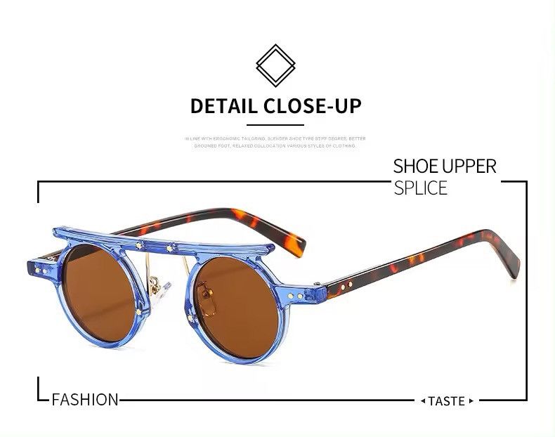 Electric Visual × Vintage RetroPunk Small Round Sunglasses Size ONE SIZE - 3 Thumbnail