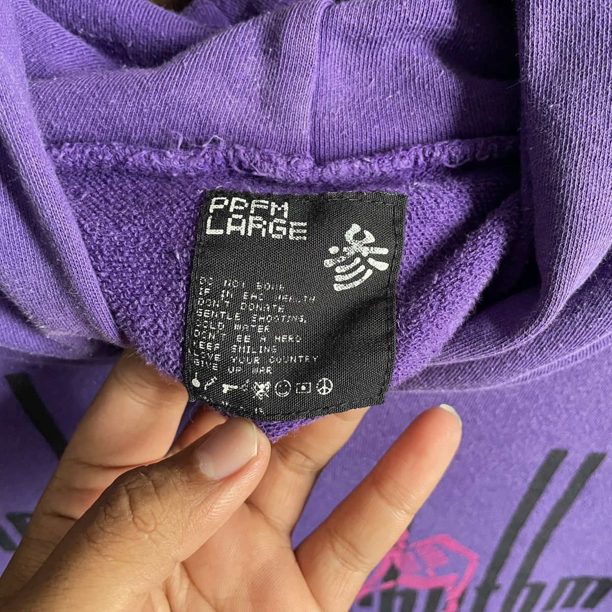 PPFM × Vintage Vintage PPFM Big Logo Hoodie Size US L / EU 52-54 / 3 - 4 Thumbnail