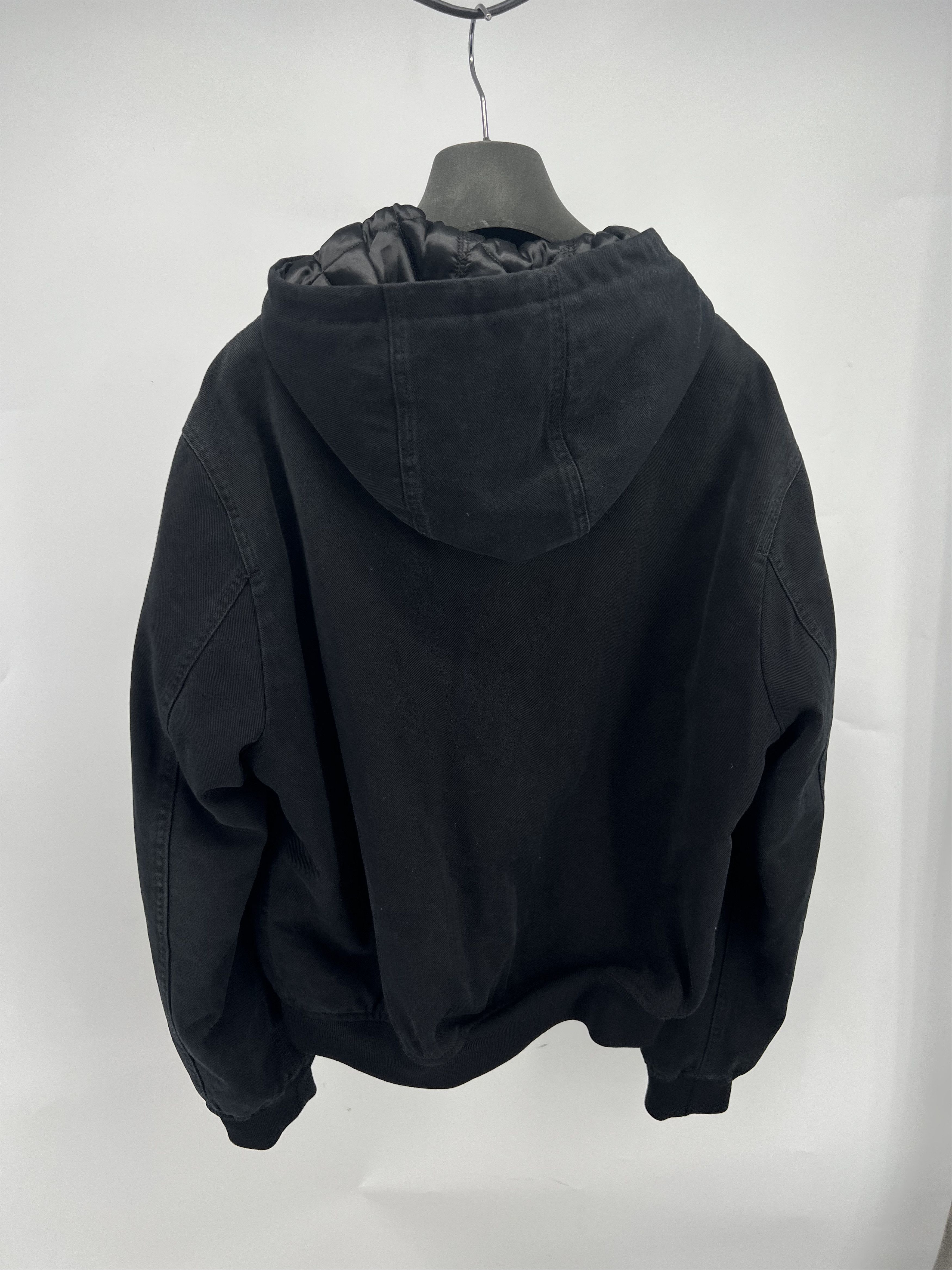 Prada Prada Black Denim Hoodie Jacket Size M RRP $2800 Size US M / EU 48-50 / 2 - 4 Thumbnail
