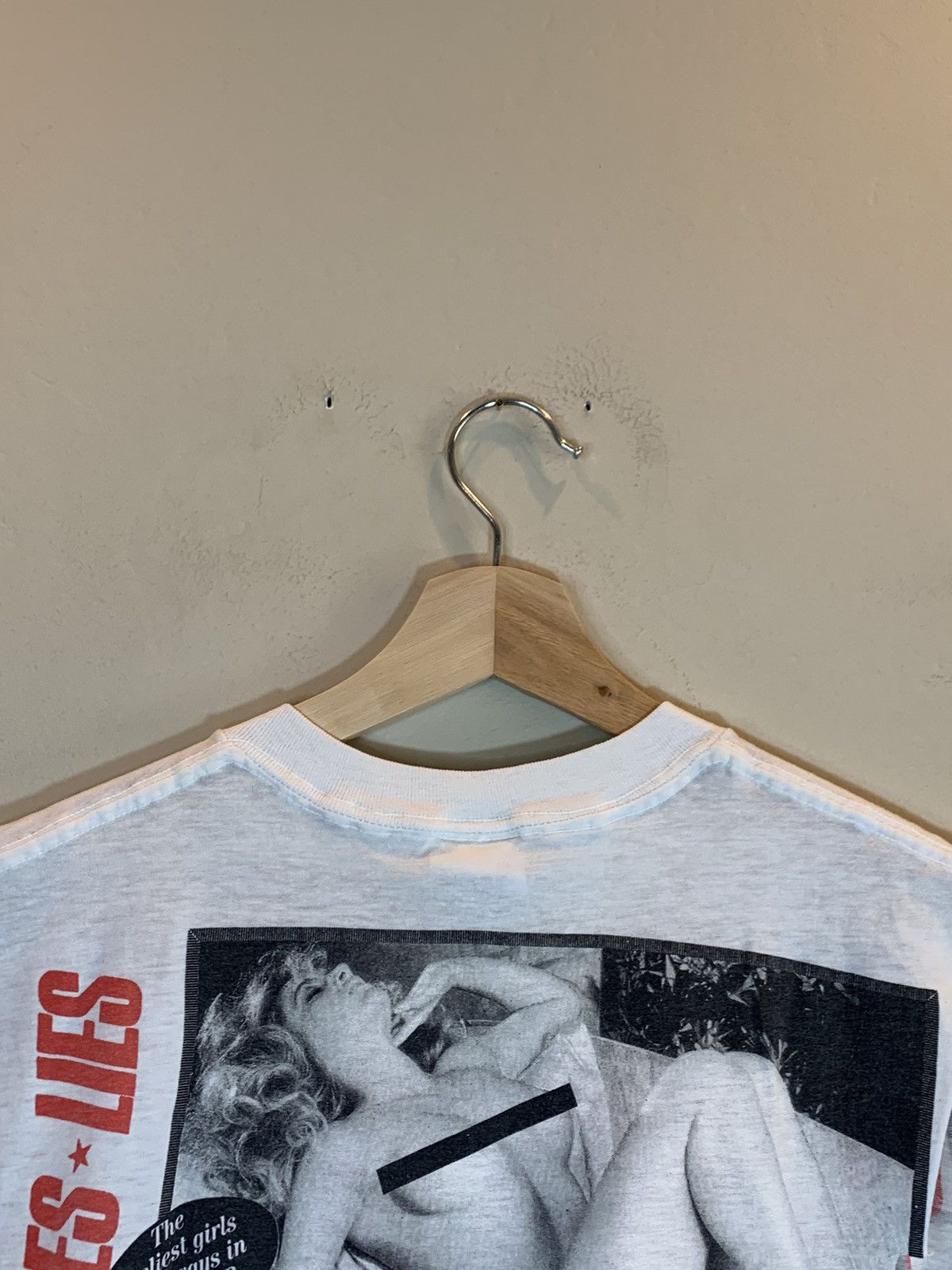 Band Tees × Guns N' Roses × Vintage RARE* Vintage 80’s Guns ‘N Roses Lies Tour Banned Band Shirt Size US M / EU 48-50 / 2 - 7 Thumbnail