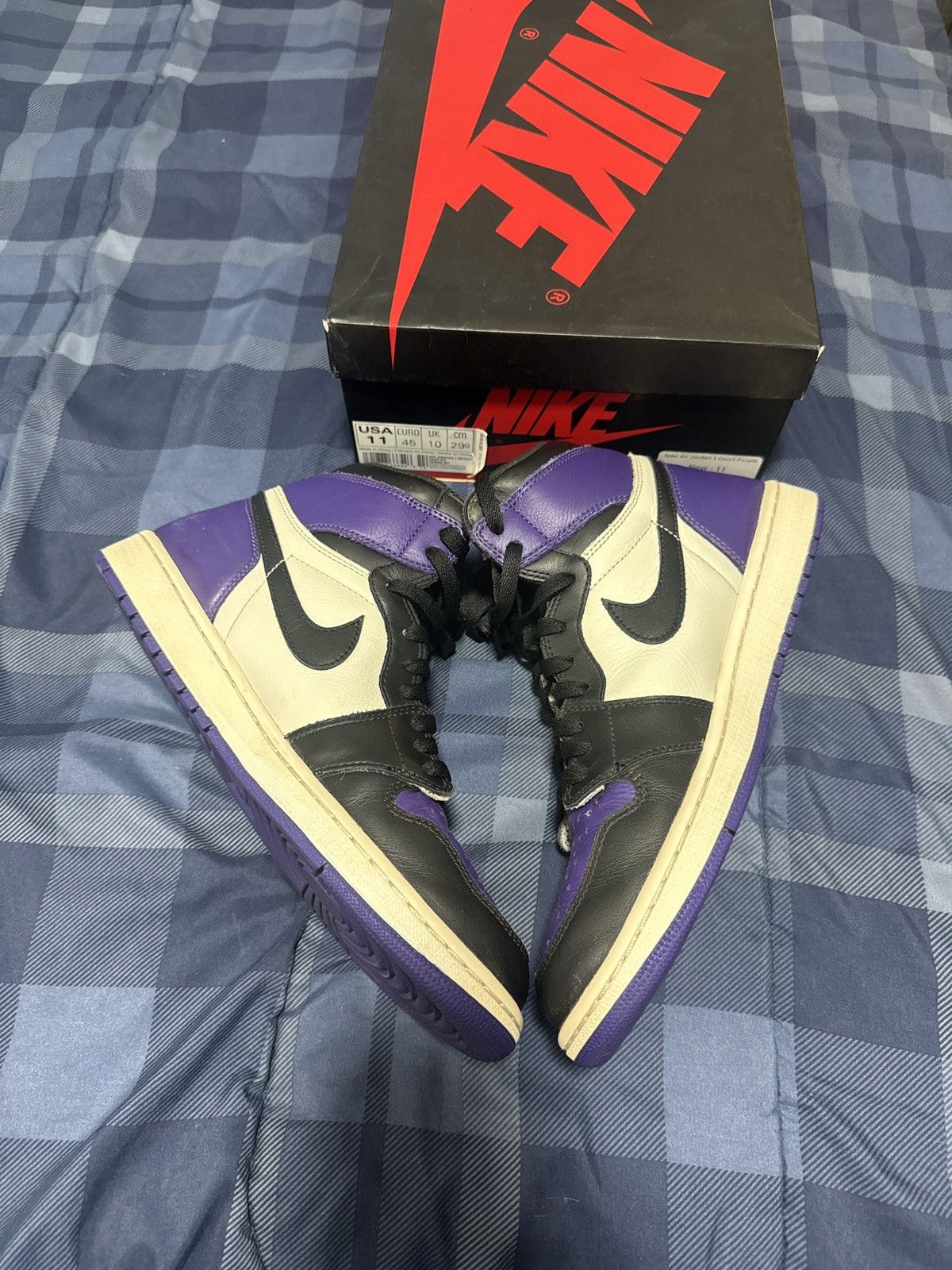 Jordan Brand Jordan 1 Court Purple Size US 11 / EU 44 - 3 Thumbnail