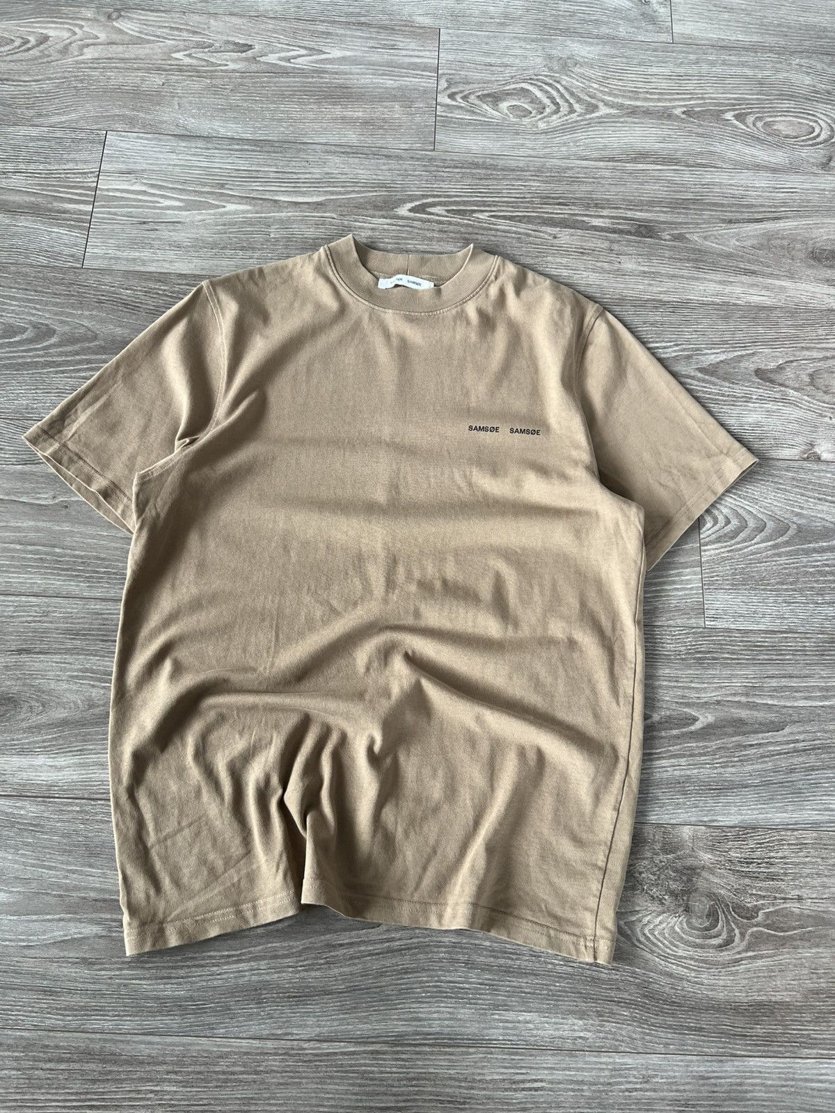 Japanese Brand × Samsoe Samsoe ‼️Samsoe Samsoe Crew Neck Classic Old Money Tee‼️ Size US L / EU 52-54 / 3 - 16 Thumbnail