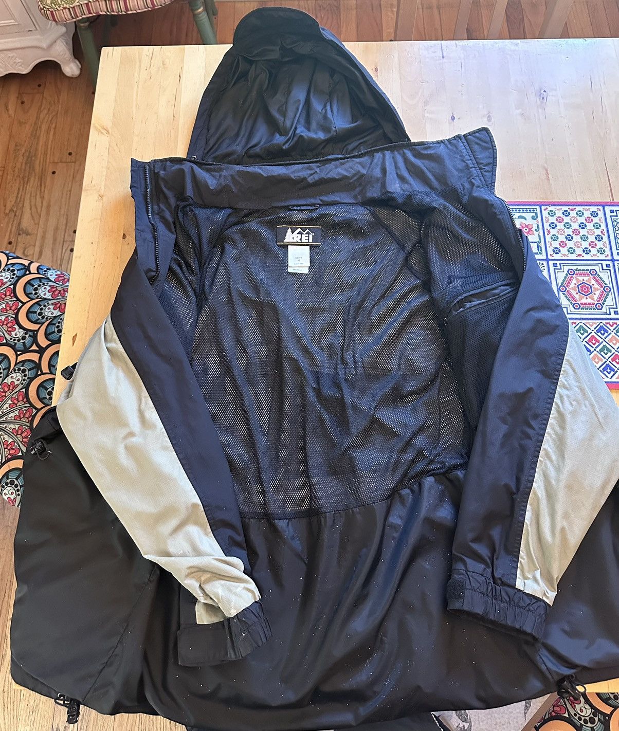 Rei × Vintage vintage rei co-op elements rain jacket ( Runs Big ) Size US L / EU 52-54 / 3 - 2 Thumbnail