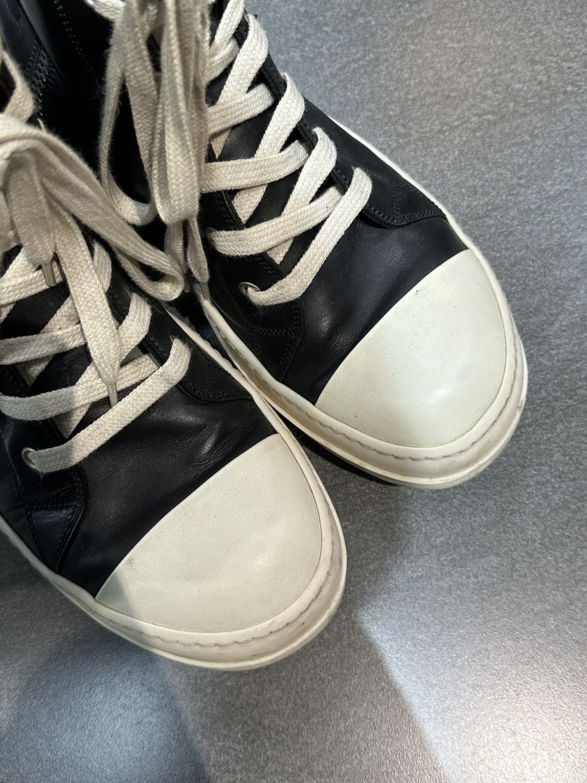 Rick Owens Rick Owens High Top Sneakers Size US 7 / EU 40 - 5 Thumbnail