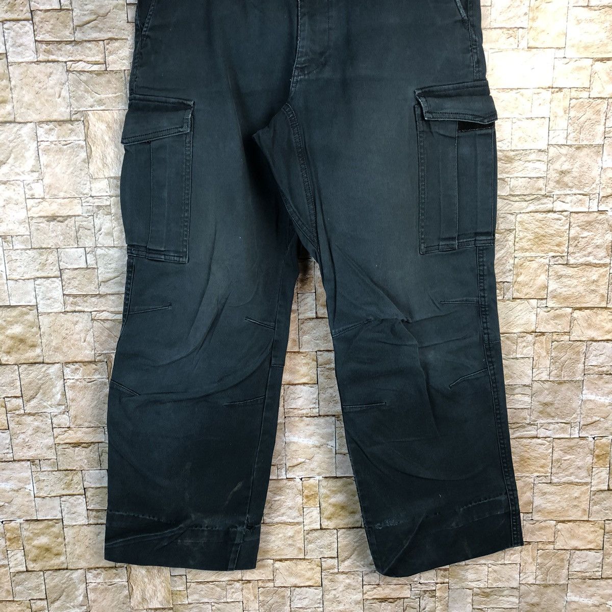 Japanese Brand Japan vintage faded blue Cargo utility Pants #A634 Size US 31 - 3 Thumbnail