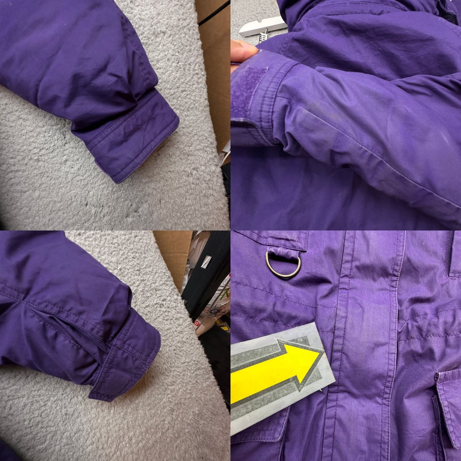 Eddie Bauer VINTAGE Eddie Bauer Snowline Goose Down Parka Hooded Jacket Womens Medium Purple Size M / US 6-8 / IT 42-44 - 8 Thumbnail