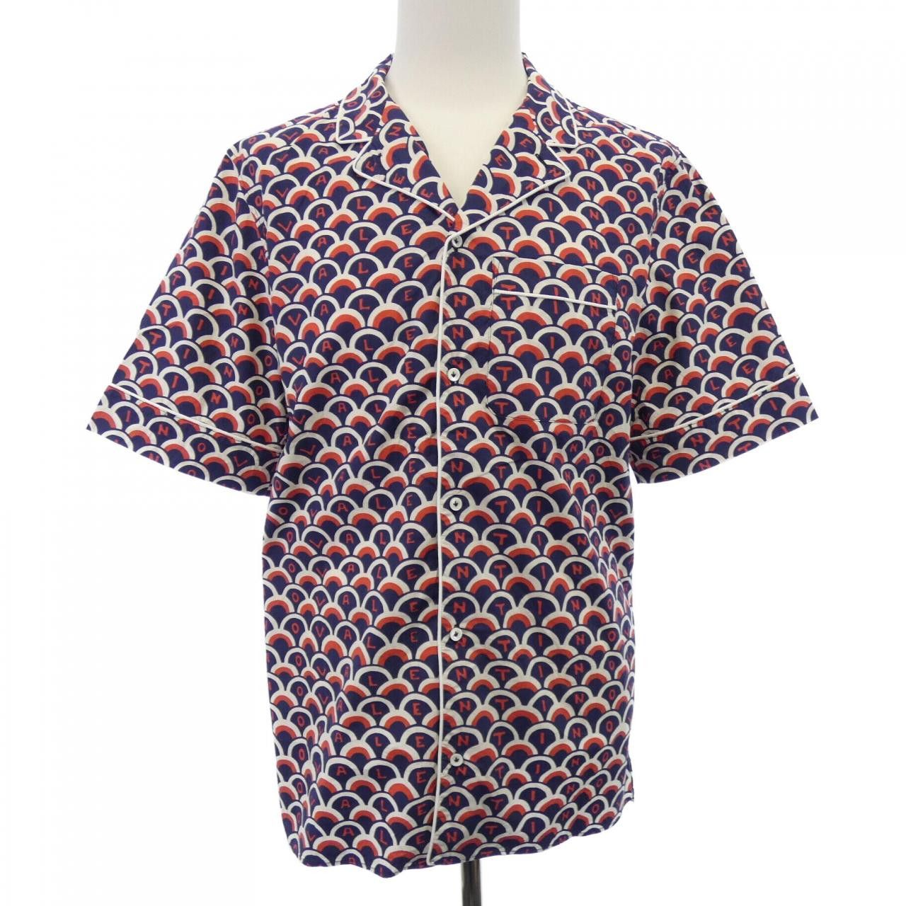 Valentino Valentino Valentino Shirt Textile Dress Shirt RV3AA768LQH DUTY FREE for USA Size ONE SIZE - 1 Thumbnail