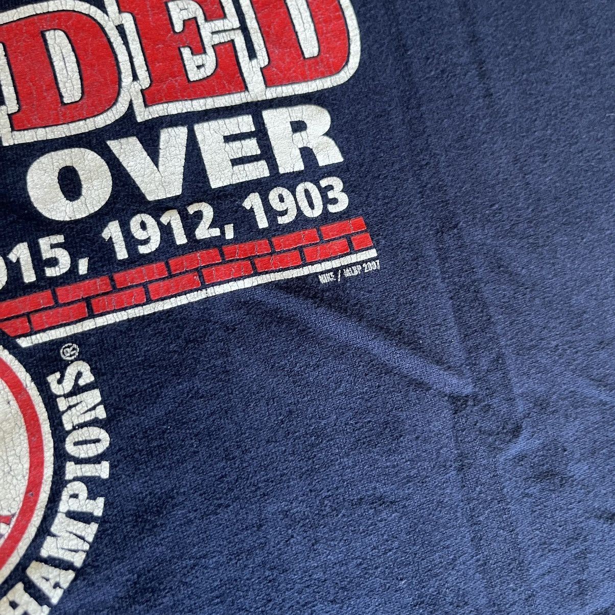 Nike Vintage Y2K Nike Boston Red Sox Center Swoosh Champions Tee Size US XXL / EU 58 / 5 - 4 Thumbnail