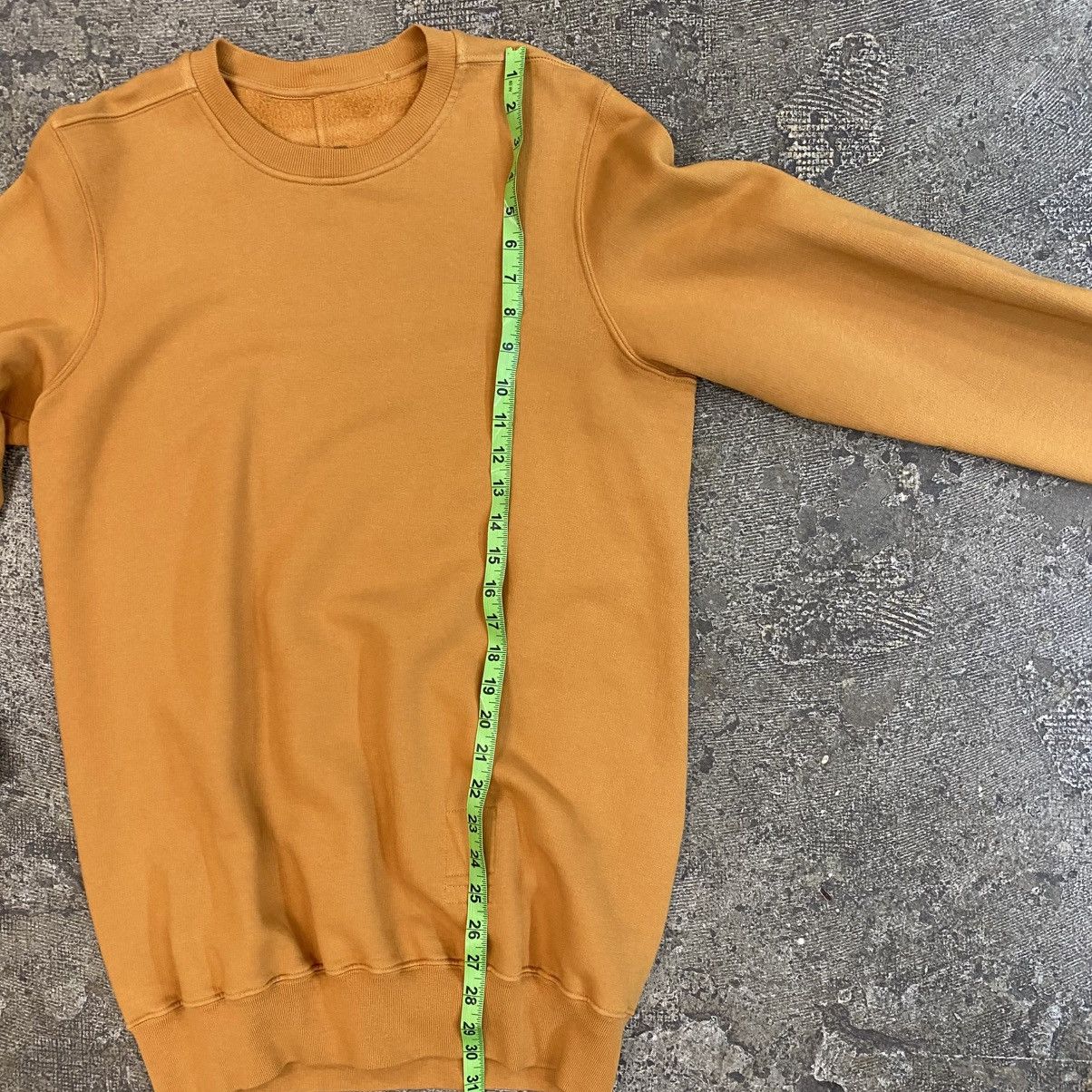 Rick Owens Drkshdw Rick Owens Drkshdw Orange Crewneck Sweater Size US S / EU 44-46 / 1 - 8 Thumbnail