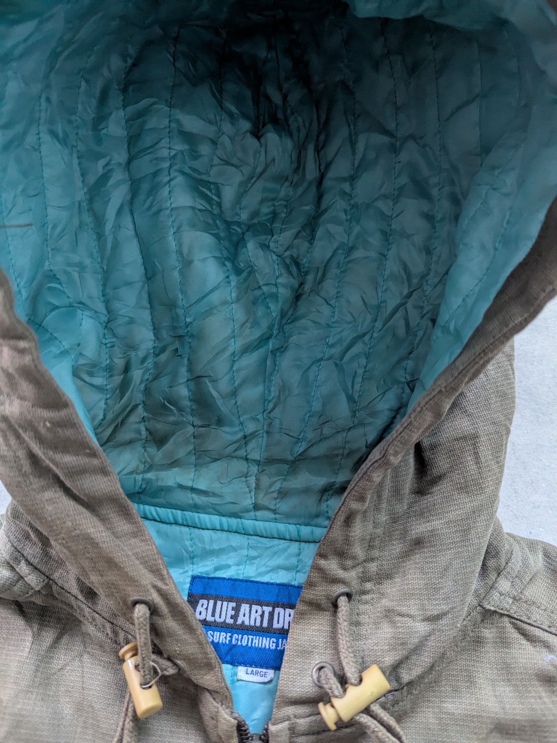Japanese Brand × Vintage Vintage 1990s Surf Clothing Japan Hoodie Jacket Sleeveless Size US L / EU 52-54 / 3 - 13 Thumbnail