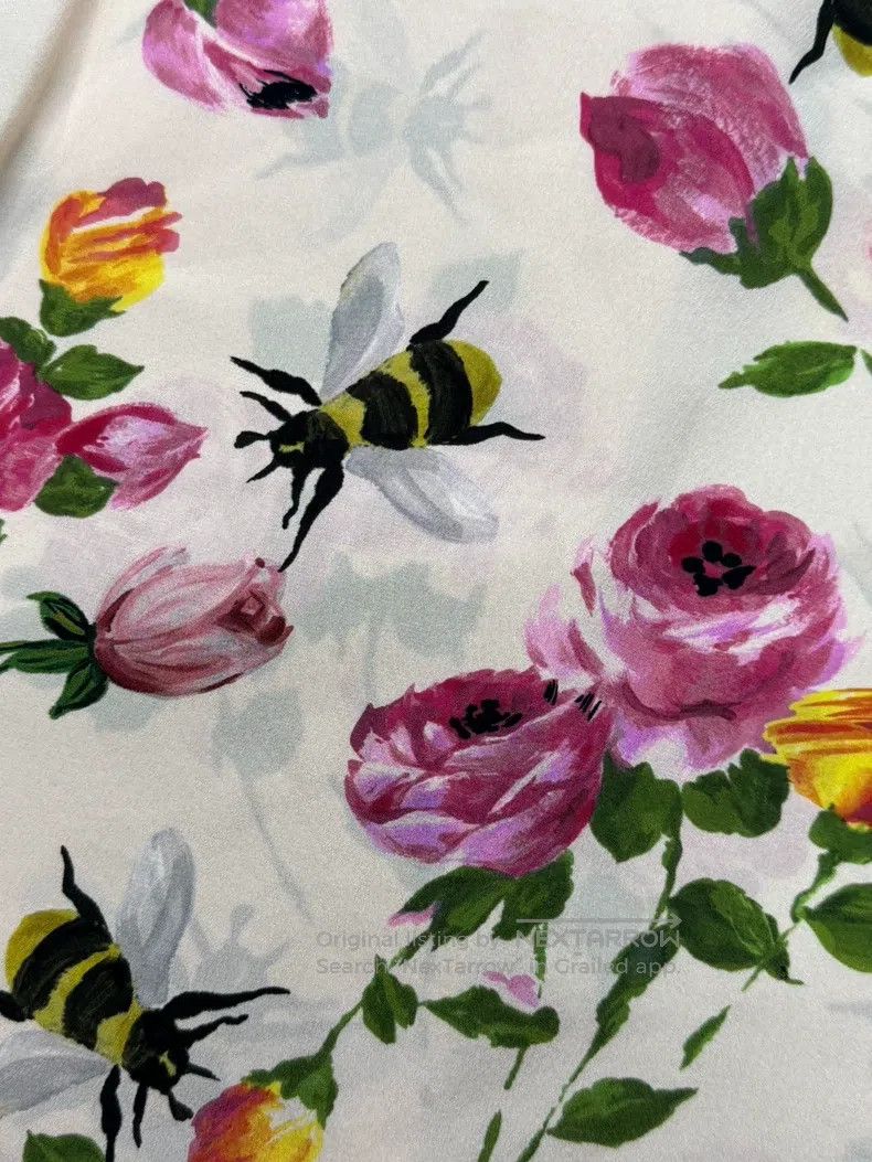 Gucci Gucci Bee flower silk printed sleeveless Size XS / US 0-2 / IT 36-38 - 2 Thumbnail