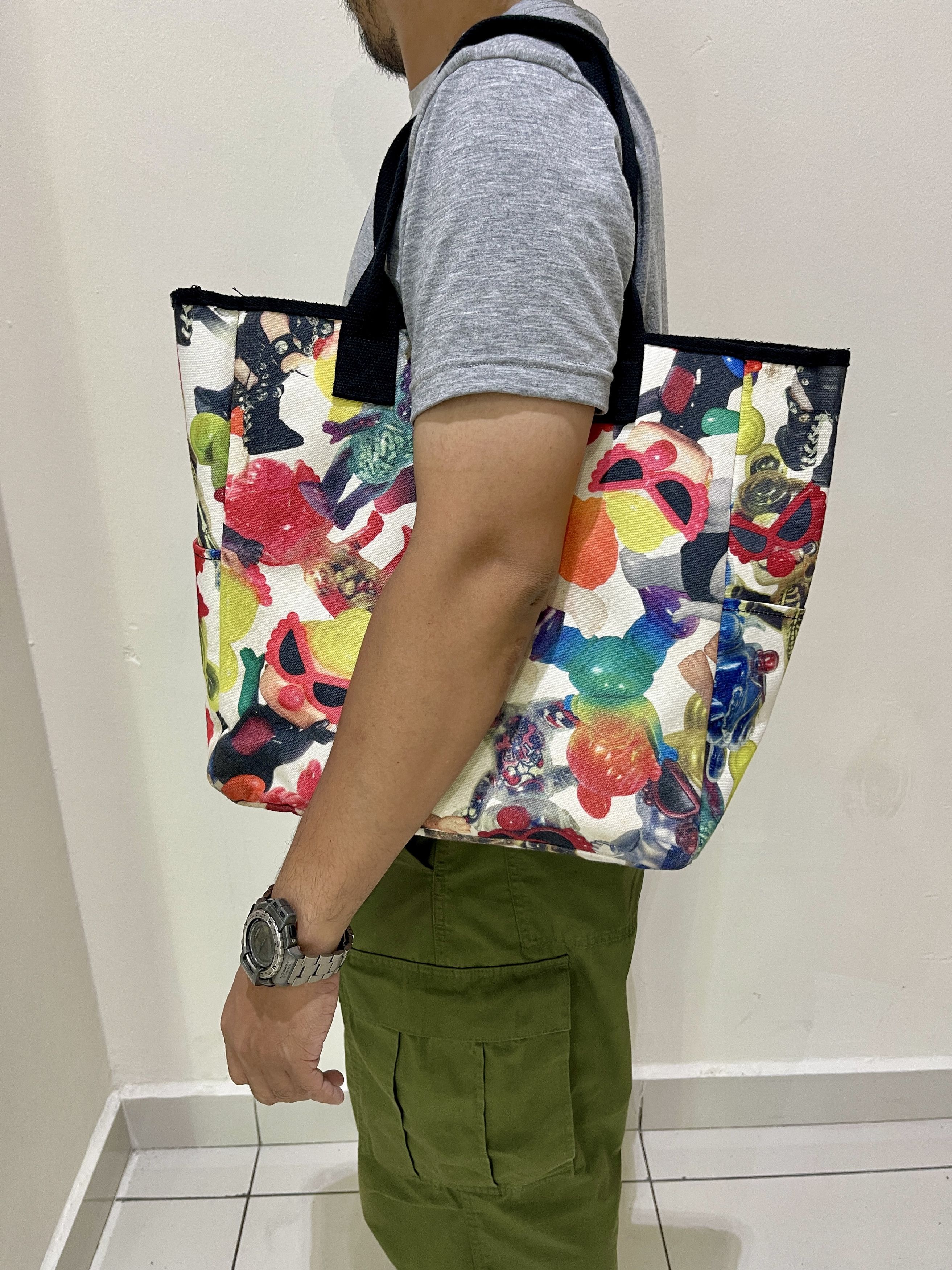 Hysteric Glamour HYSTERIC FULLPRINT CANVAS TOTE BAG Size ONE SIZE - 2 Thumbnail