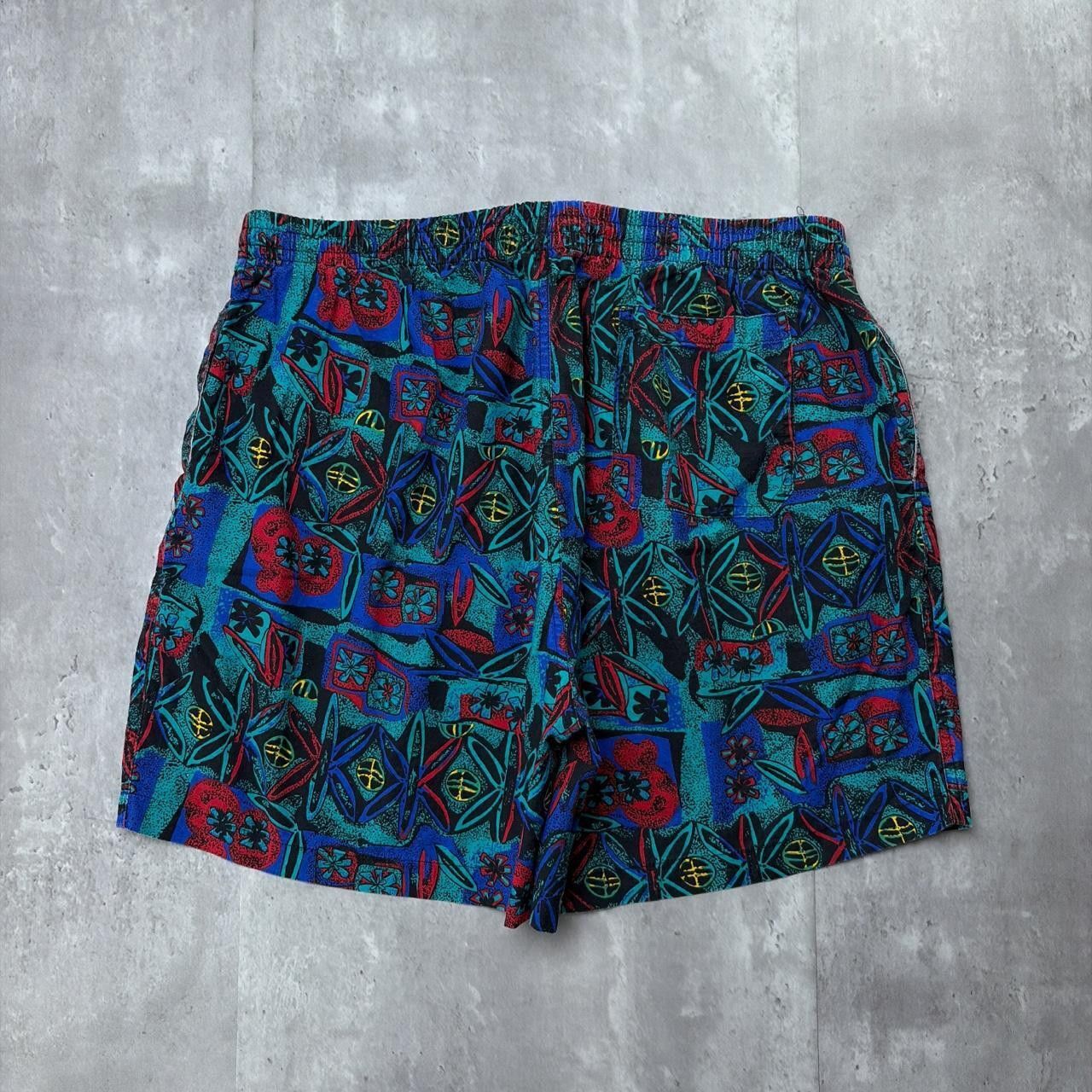 Vintage Key Elements Surf Grunge Aztec Baggy Board Shorts, Men's (Size 36) — image 2 of 6