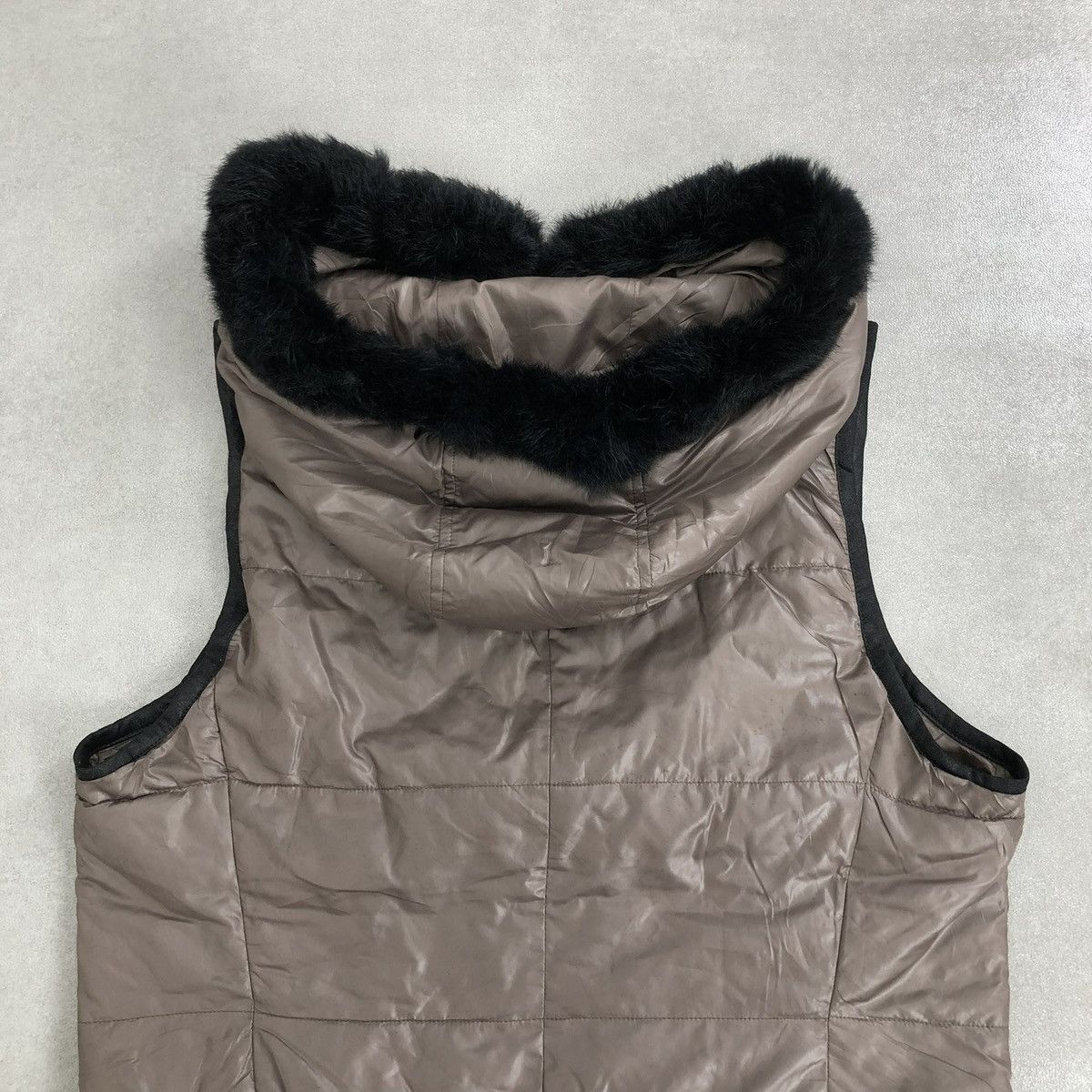 Japanese Brand 2000s Comme Ca Ism Gothic Lgb Style Fur Vest Size US XL / EU 56 / 4 - 9 Thumbnail