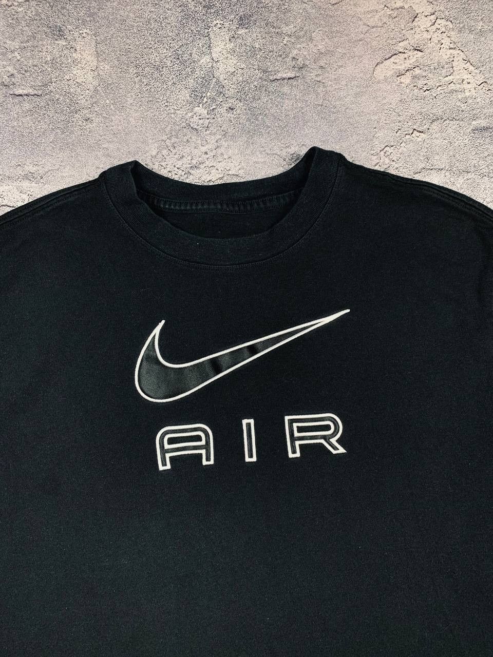 Nike Nike Air Black T-Shirt Size L Cotton Big Swoosh Embroidery Size US L / EU 52-54 / 3 - 4 Thumbnail