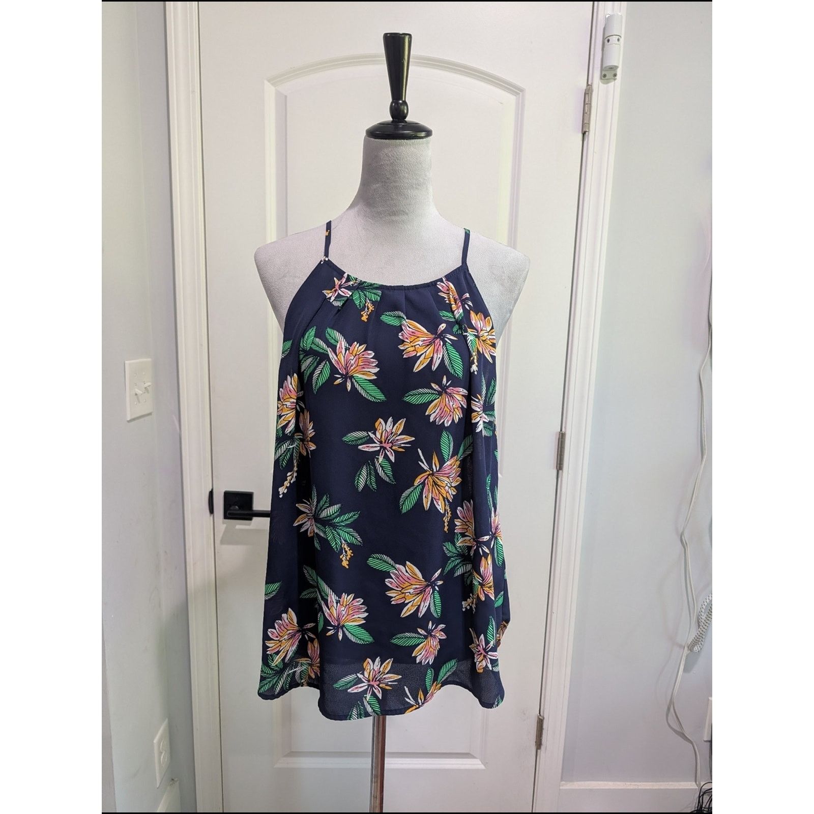 Other 41 Hawthorn Navy Floral Halter Cami Size XL / US 12-14 / IT 48-50 - 3 Thumbnail