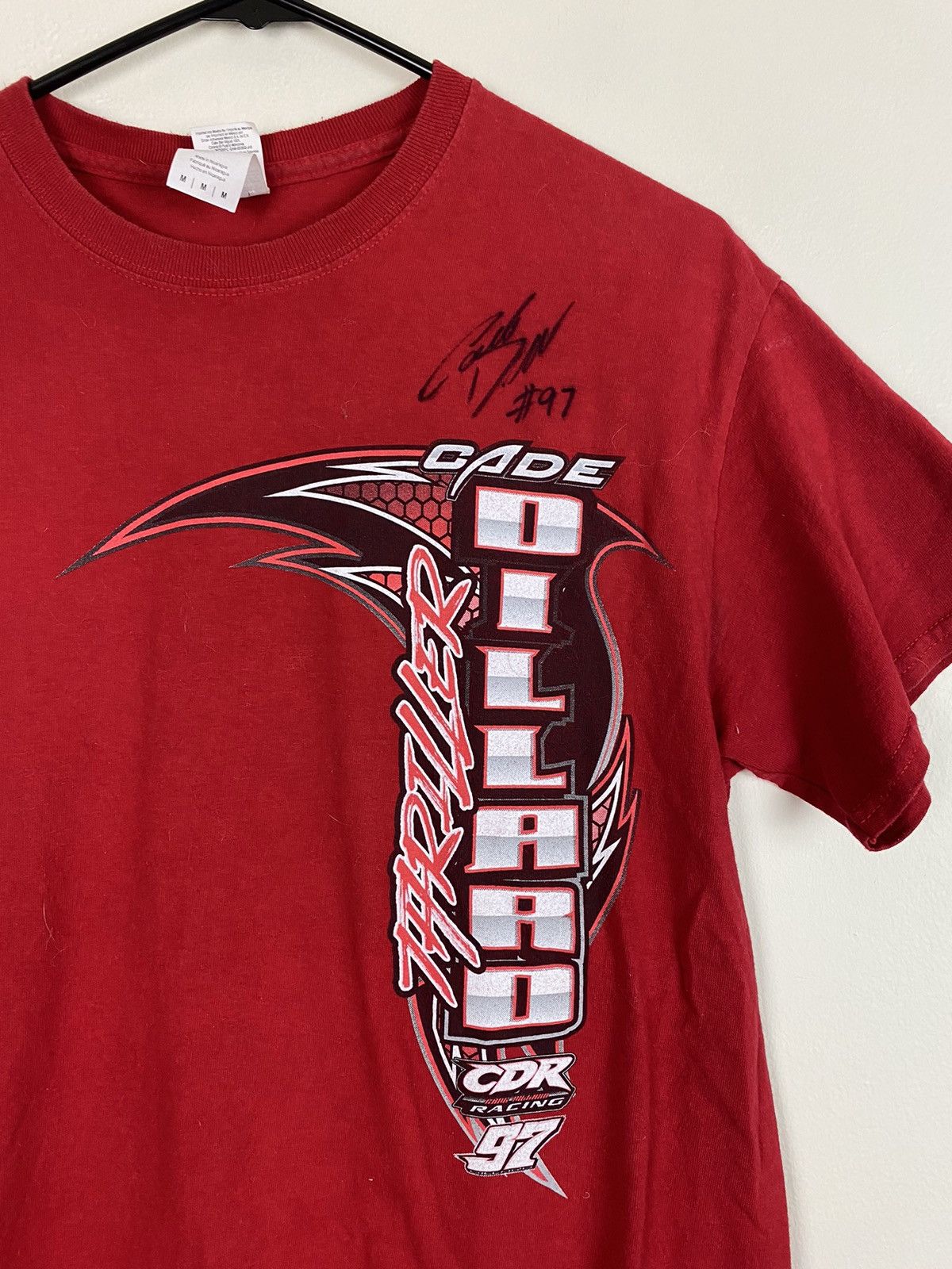 Vintage Thriller Cade Dillard Autographed T shirt Size US M / EU 48-50 / 2 - 2 Thumbnail