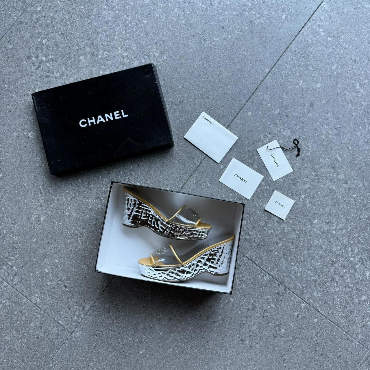 Chanel Chanel 2000s Platform Wedge Sandal Size US 6 / IT 36 - 4 Thumbnail