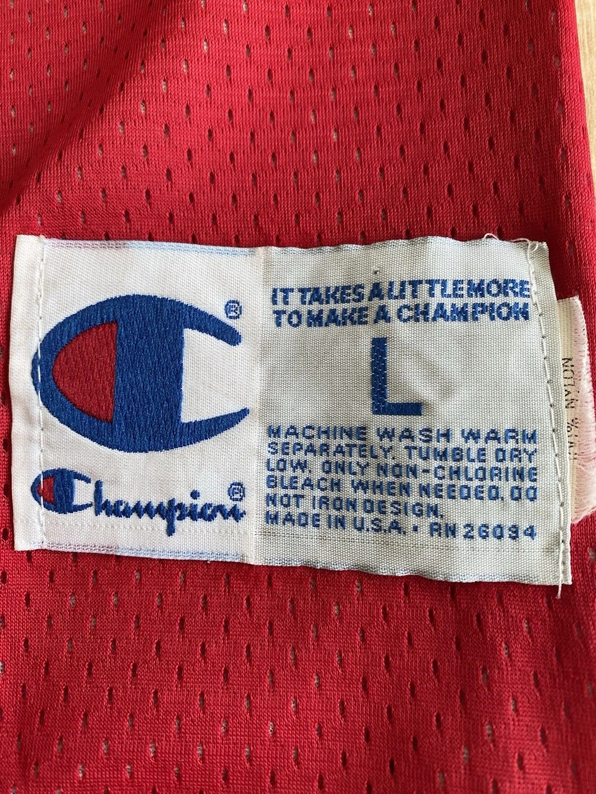 Champion Vintage 90s Champion Chicago Bulls Michael Jordan Jersey Size US L / EU 52-54 / 3 - 5 Thumbnail