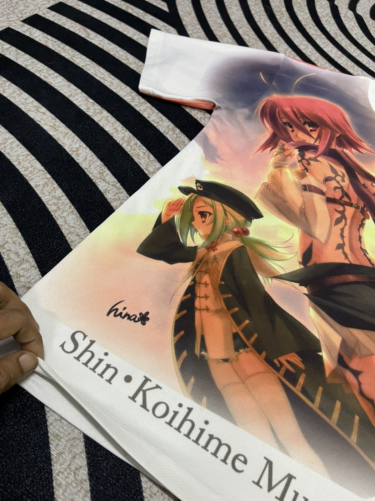 Anime 2010 SHIN KOIHIME MUSOU ROFU (LOVE) ALL OVERPRINT SHIRT Size US M / EU 48-50 / 2 - 6 Thumbnail