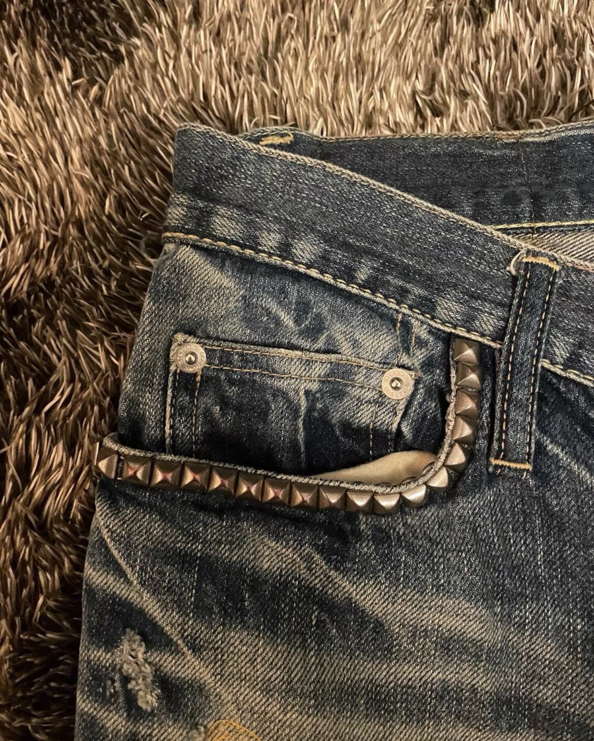Hysteric Glamour Hysteric Glamour The Doors Y2K Studded Jeans K24 Size US 34 / EU 50 - 5 Thumbnail