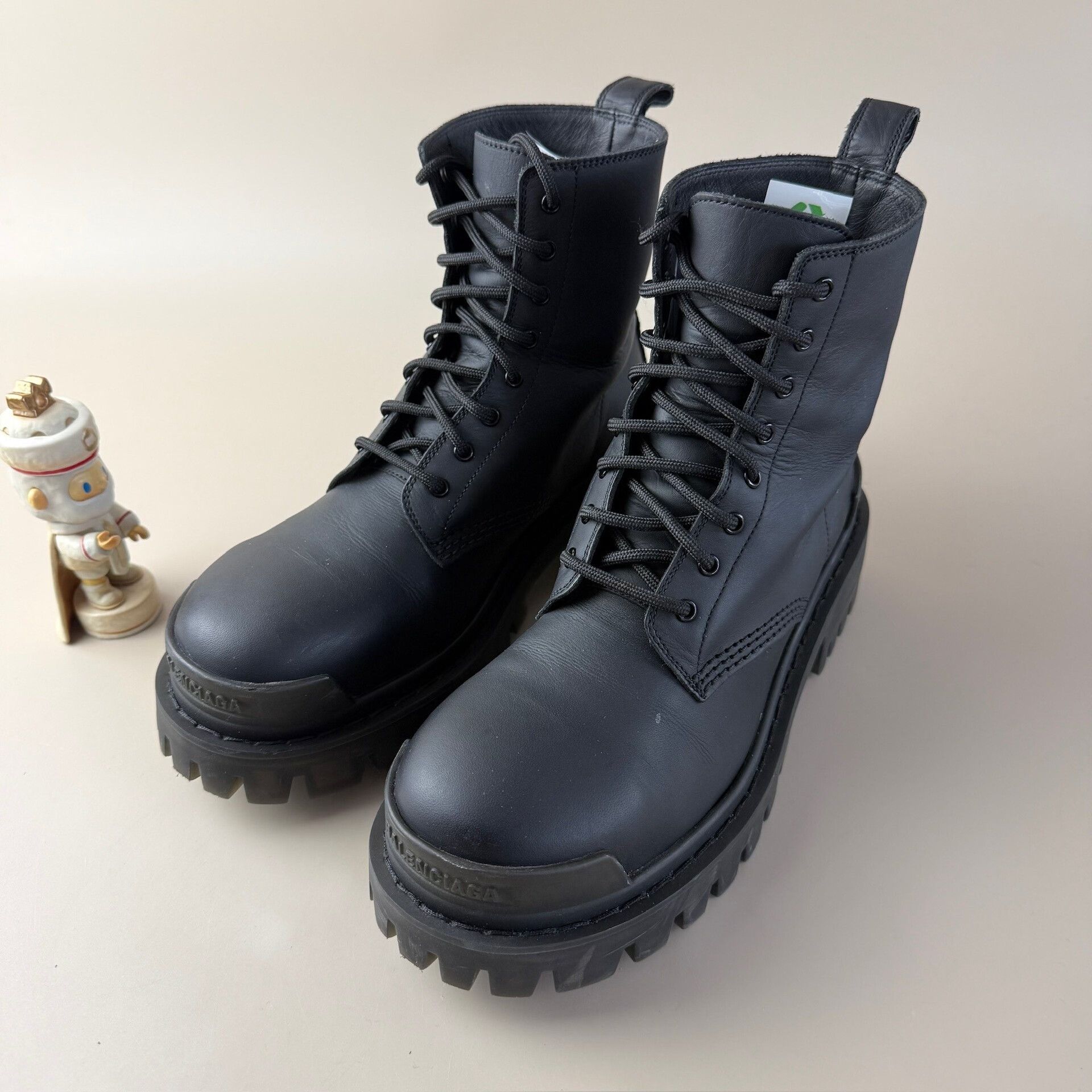 Balenciaga balenciaga black platform ankle boots size 35.5 Size US 5 / IT 35 - 1 Thumbnail