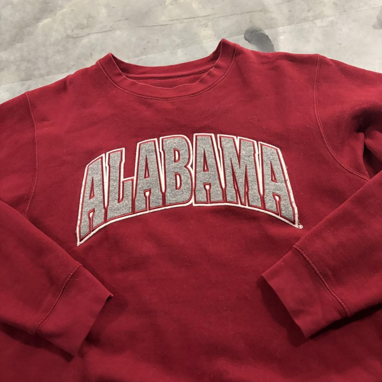 Vintage Crazy Vintage Y2K/2000s Red Alabama Spellout College Essential Sweatshirt! Fits M Size US M / EU 48-50 / 2 - 3 Thumbnail