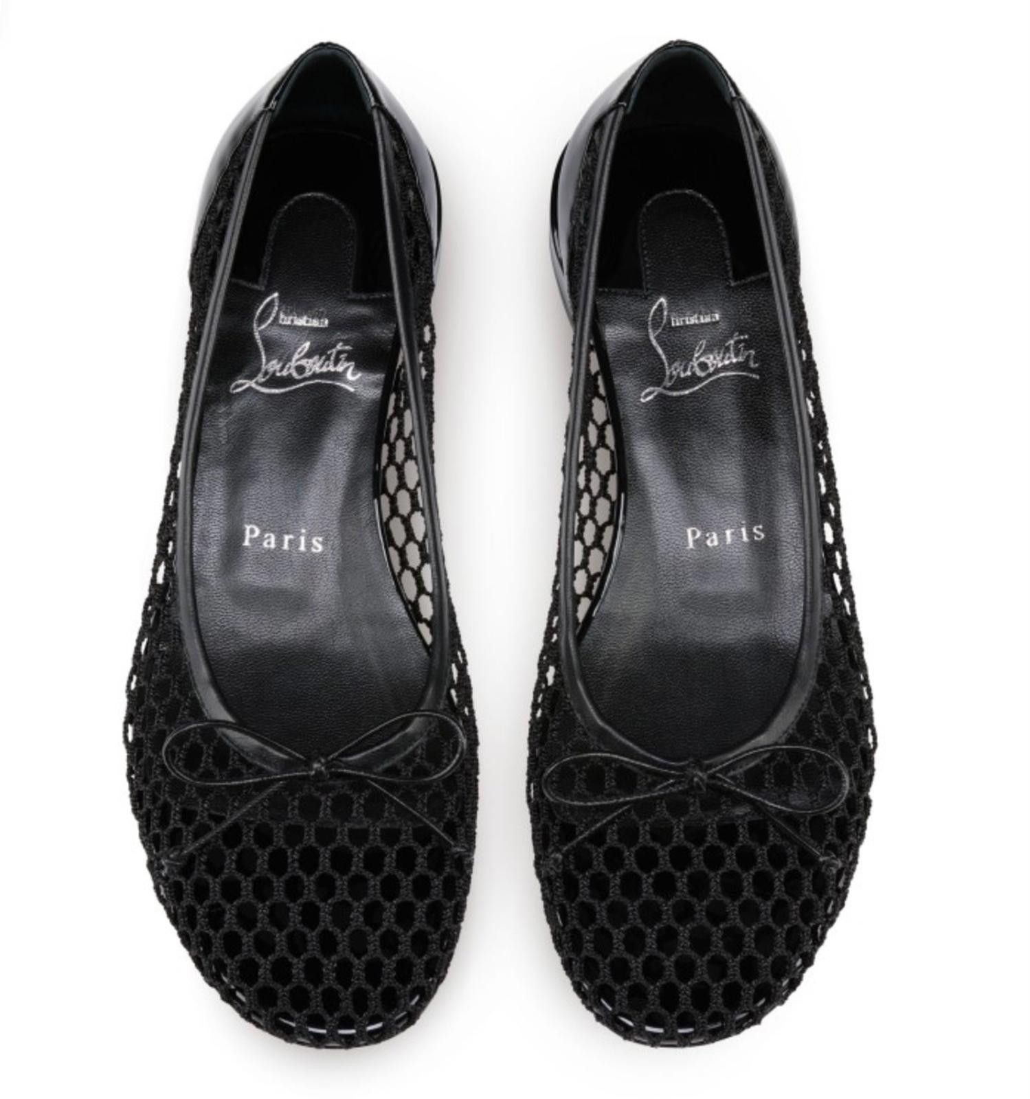 Christian Louboutin Christian Louboutin Sweetie Jane Mesh Ballerinas size 37.5 Size ONE SIZE - 3 Thumbnail