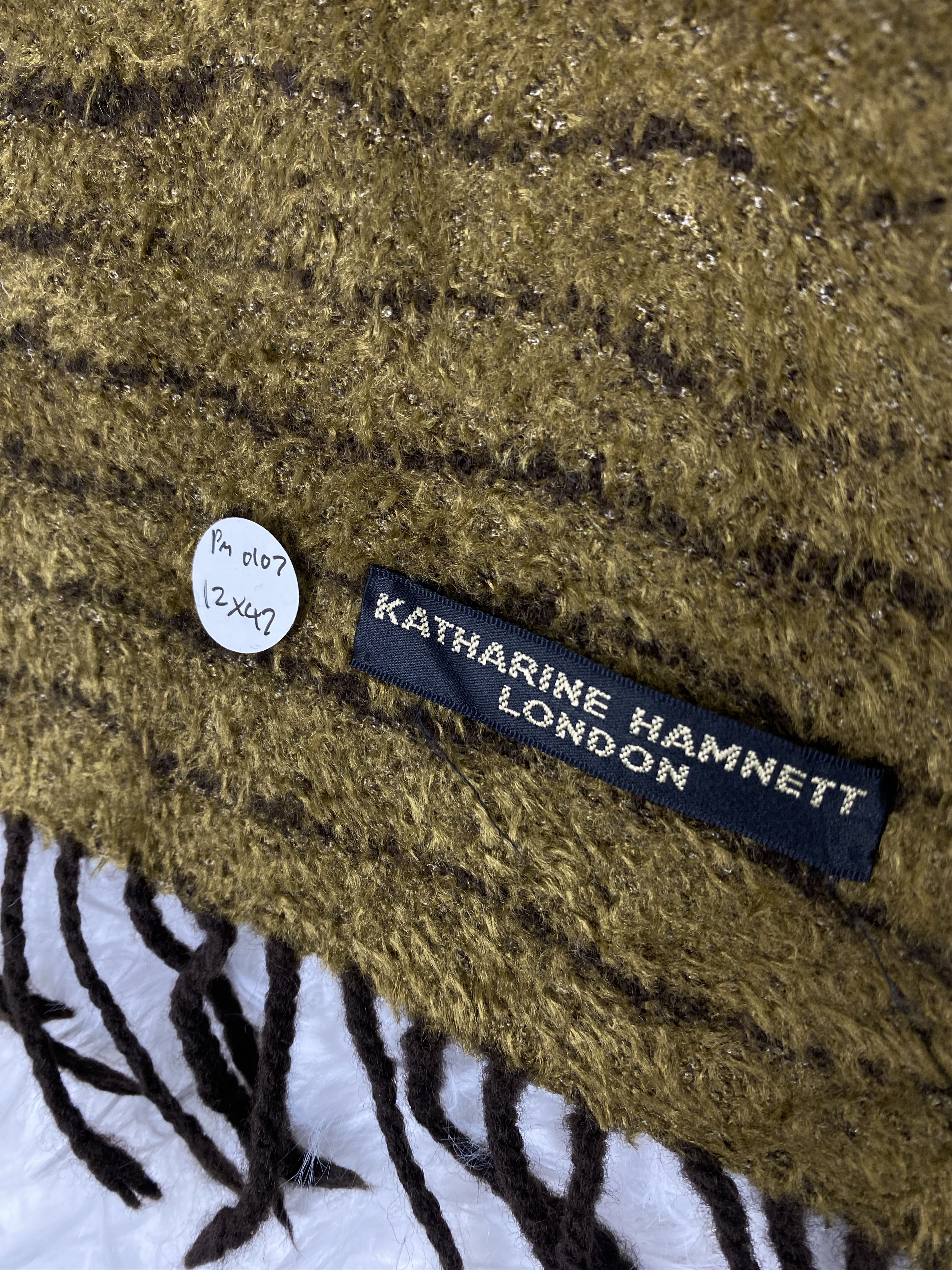 Katharine Hamnett London Vintage Katharine Hamnett Scarf / Muffler Neckwear PM0107 Size ONE SIZE - 2 Thumbnail