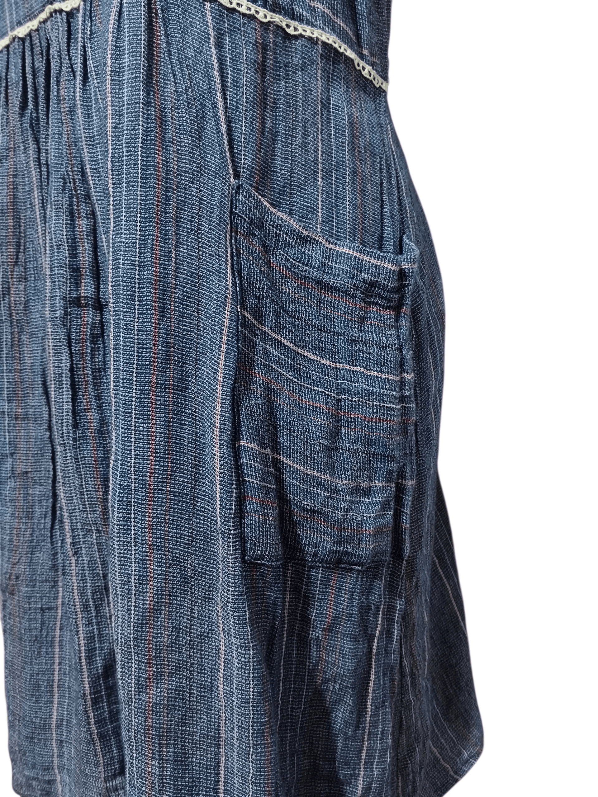 Paul & Joe Paul & Joe Sister Womens Striped Short Sleeve Midi Dress Size XS / US 0-2 / IT 36-38 - 5 Thumbnail