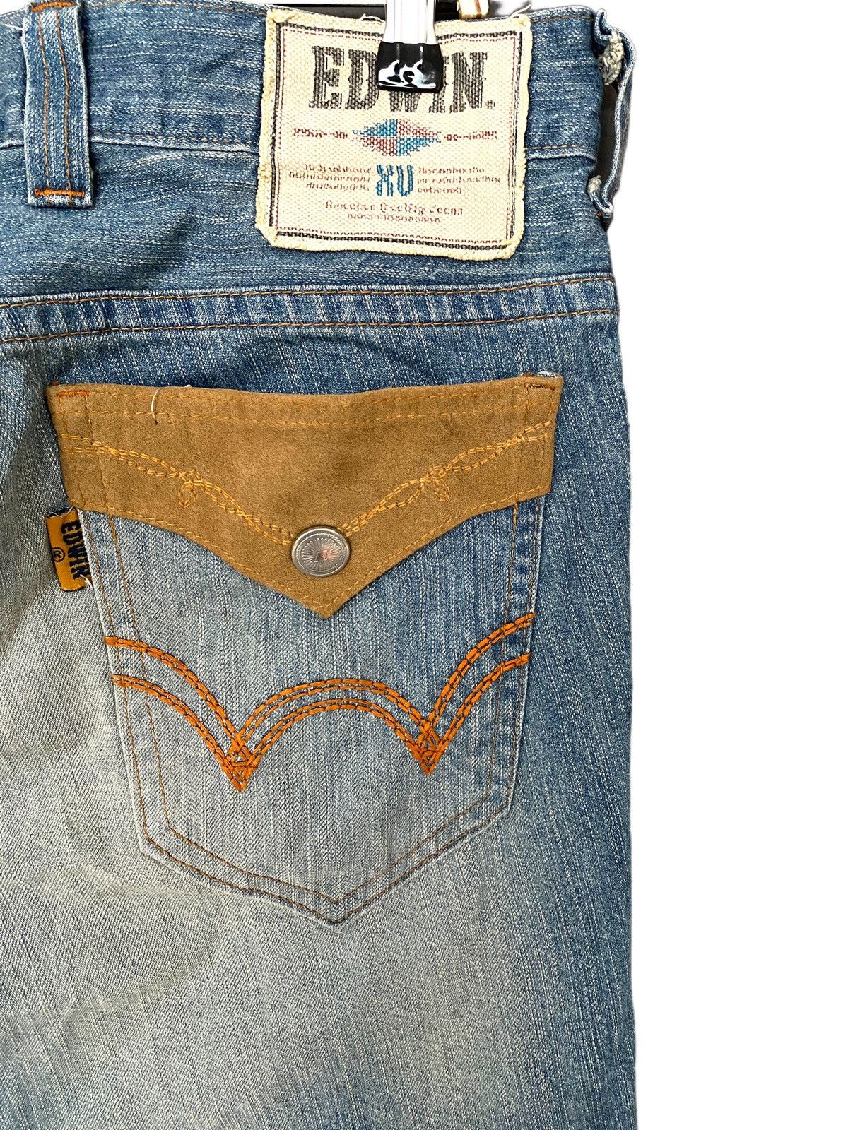 Edwin × Vintage Vintage Brand Edwin Distressed Jeans 1990s Size US 30 / EU 46 - 6 Thumbnail