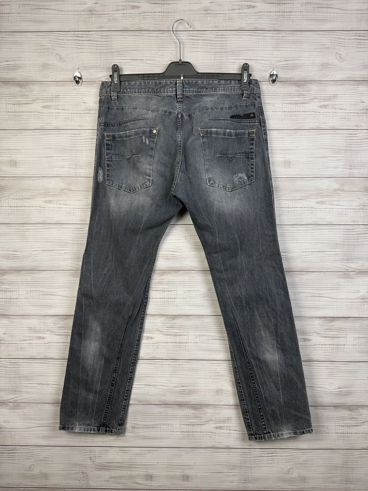Diesel Vintage Diesel Jeans Distressed Faded Flared Wide Baggy Y2K Size US 34 / EU 50 - 8 Thumbnail