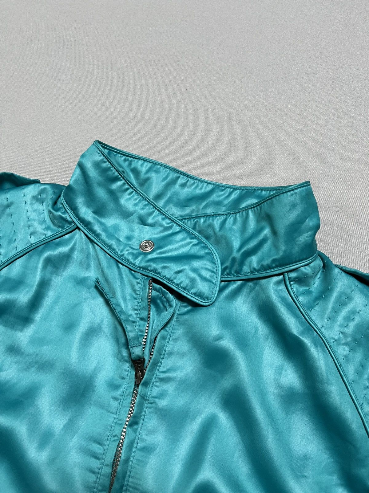 Diesel Diesel Turquoise Liquid Space Super Rare Bomber Jacket Size L / US 10 / IT 46 - 6 Thumbnail