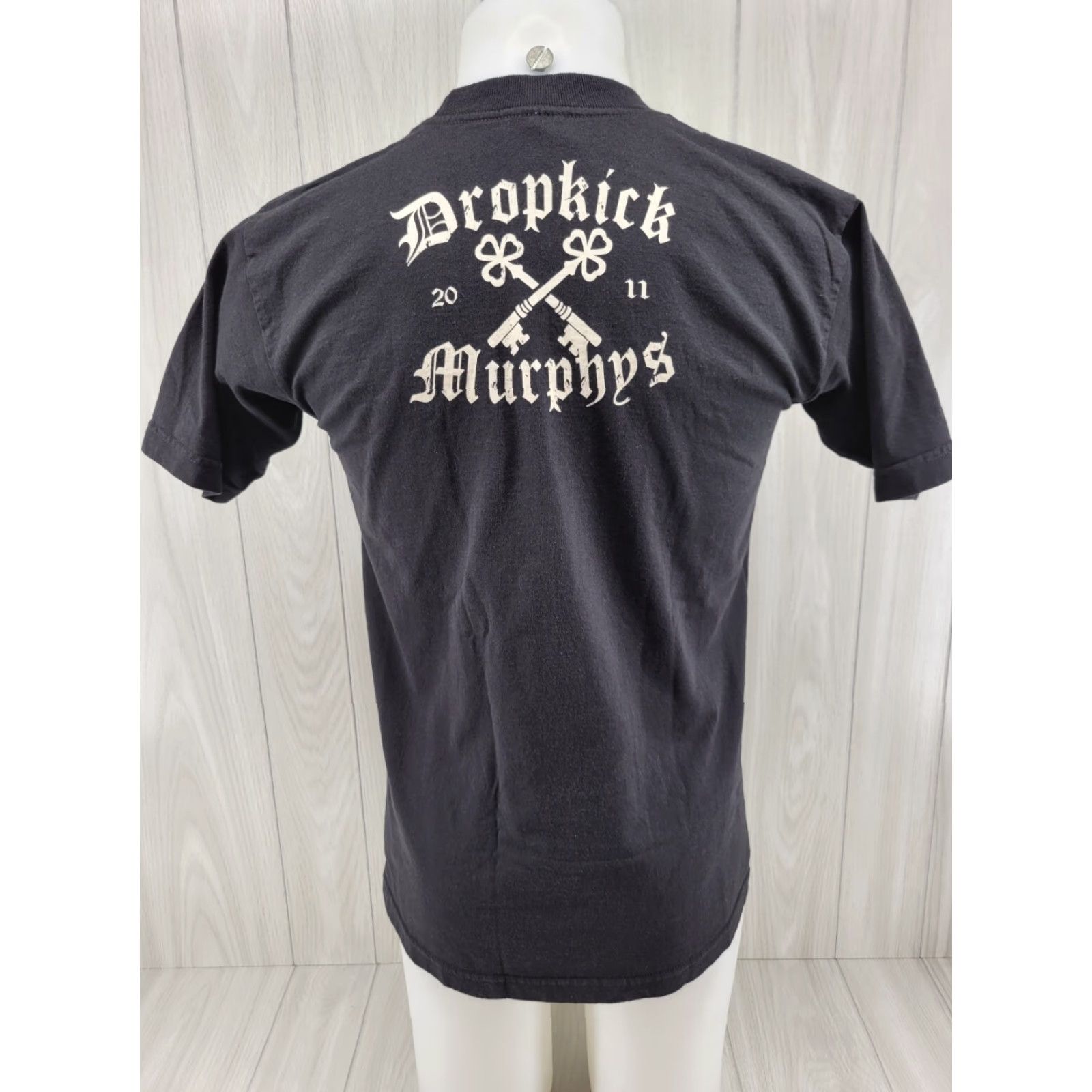 Logo 7 VINTAGE Dropkick Murphys Prayer Hands Logo Black Band T Shirt Made in USA Medium Size US M / EU 48-50 / 2 - 6 Thumbnail