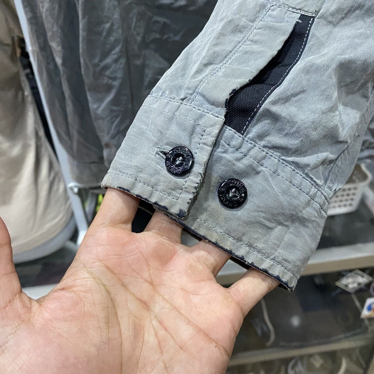 Stone Island ARCHIVE Stone Island A/W 2013 Hooded Button Up Overshirt Size US L / EU 52-54 / 3 - 6 Thumbnail