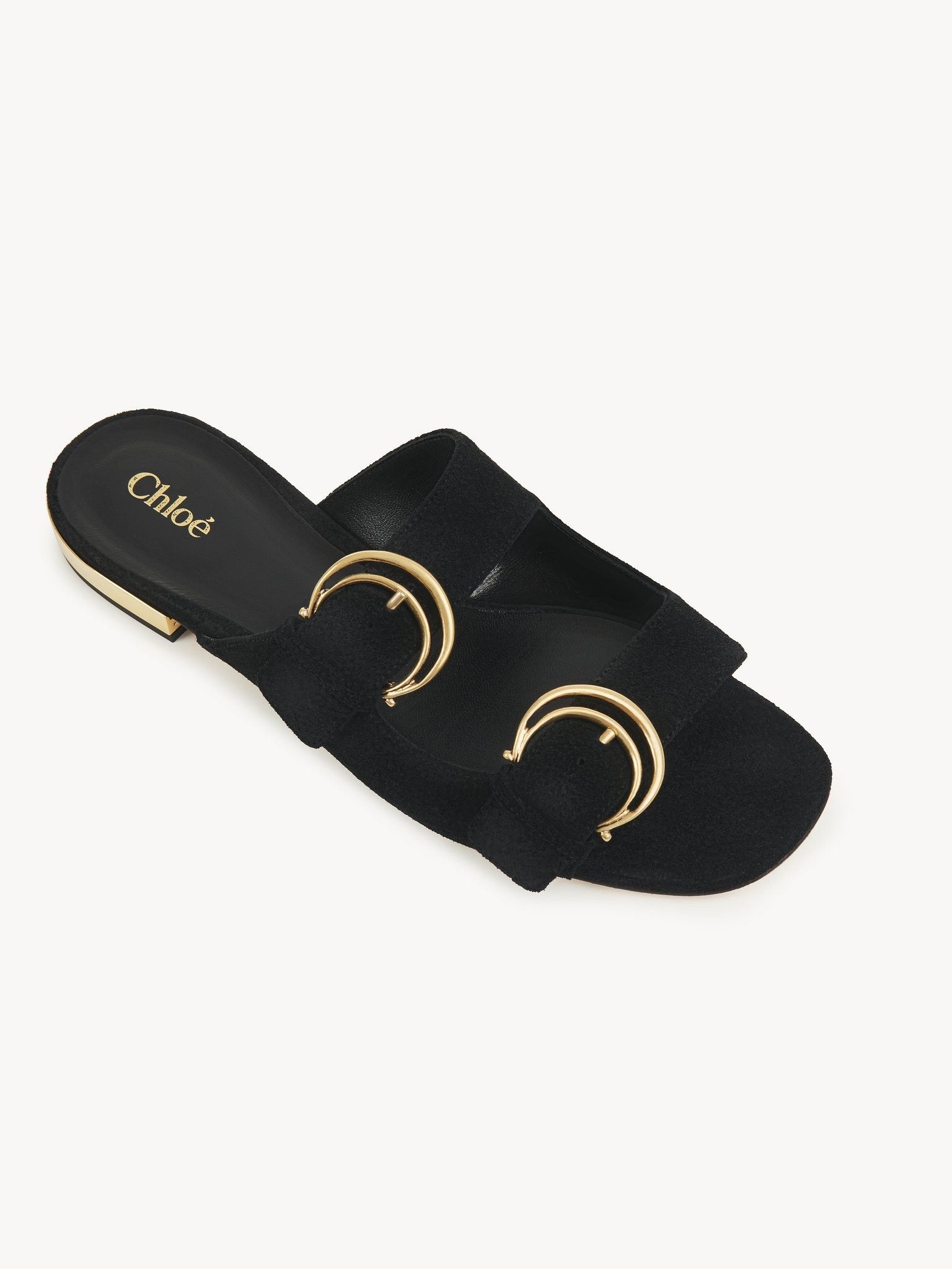 Chloe o1loc1c11025 Alizè Slides in Black Size US 6 / IT 36 - 5 Thumbnail