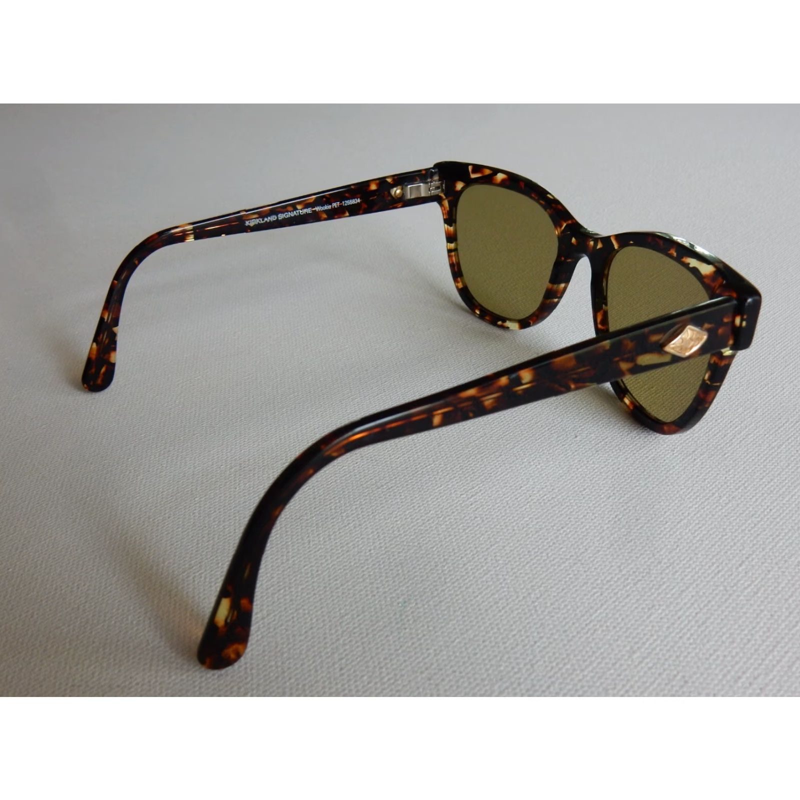 Vintage VINTAGE Kirkland Signature Sunglasses Frames Only 53[]19 140 Brown Women Size ONE SIZE - 3 Thumbnail