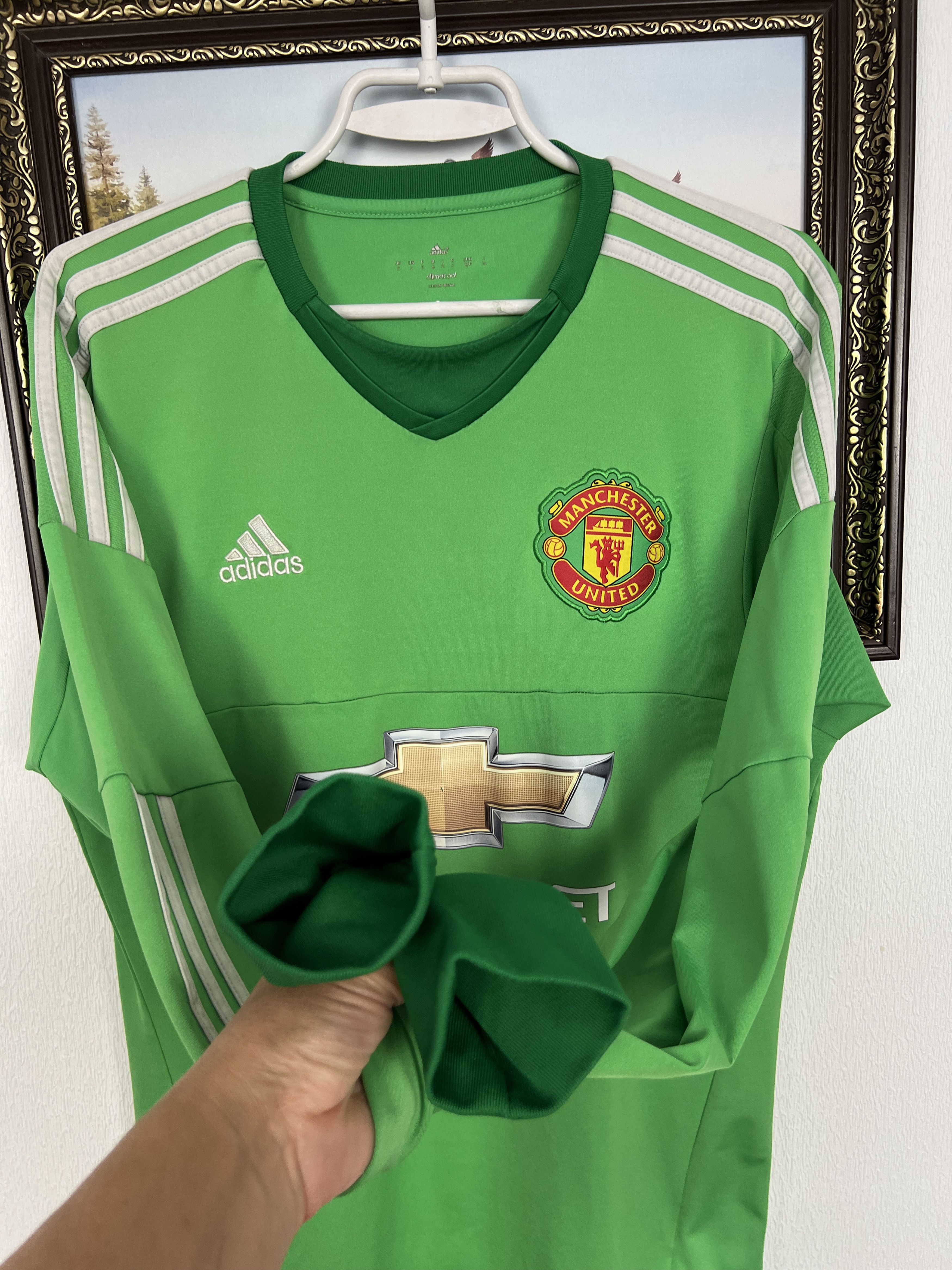 Adidas Manchester United Goalkeeper football shirt 2015 Adidas Size US S / EU 44-46 / 1 - 9 Thumbnail