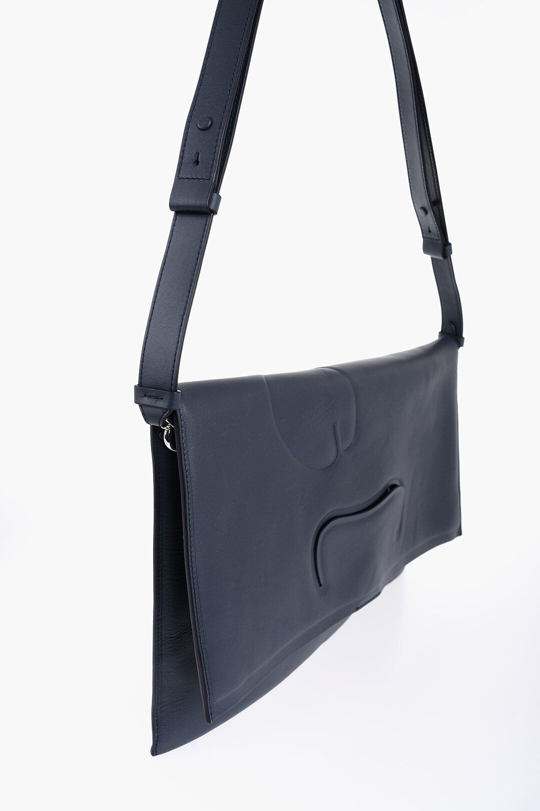 Maison Margiela og1mm1224 Size: OS / Maxi Tabi Flat Clutch in Navy Blue Size ONE SIZE - 4 Thumbnail