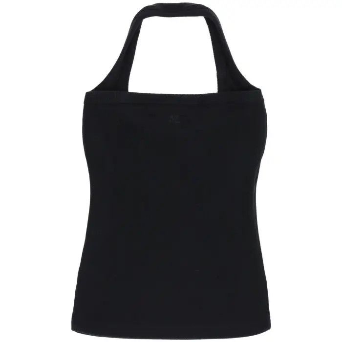 o1s22i1n0424 Hyperbole Ribbed Top in Black