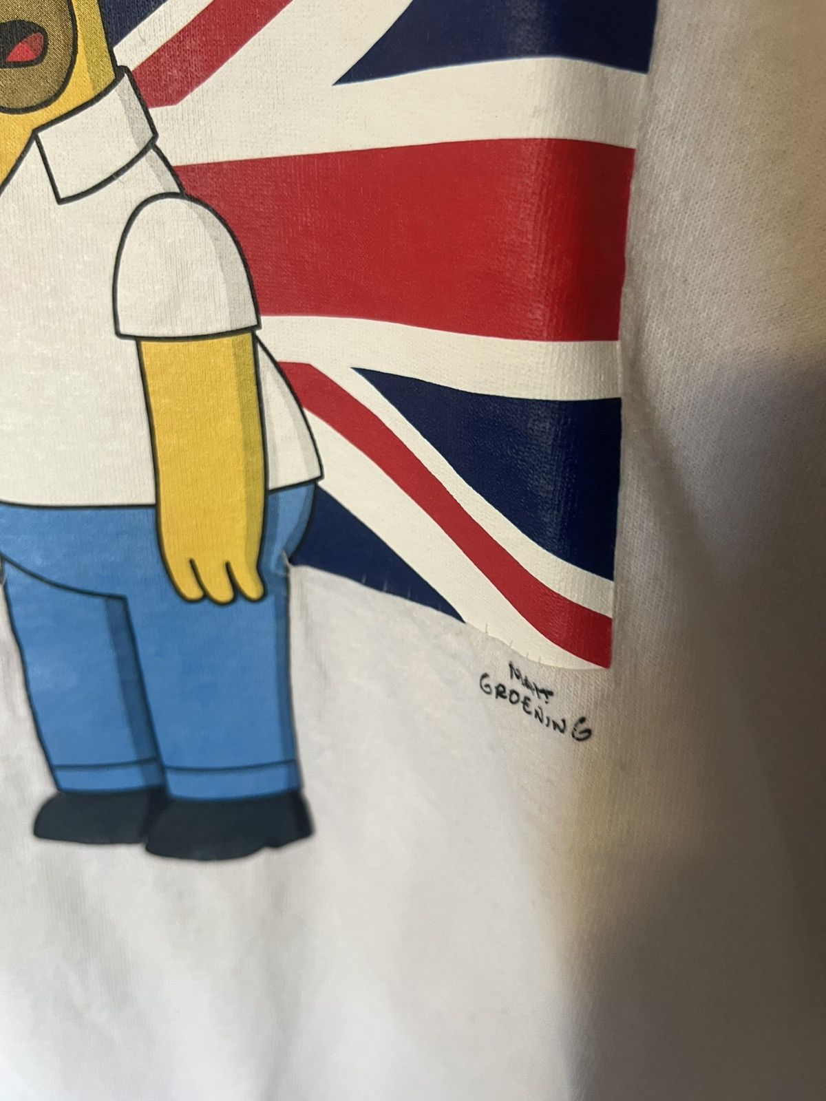The Simpsons Vintage 2000’s DIY Simpsons Homer British English Homer tee Size US XXL / EU 58 / 5 - 6 Thumbnail