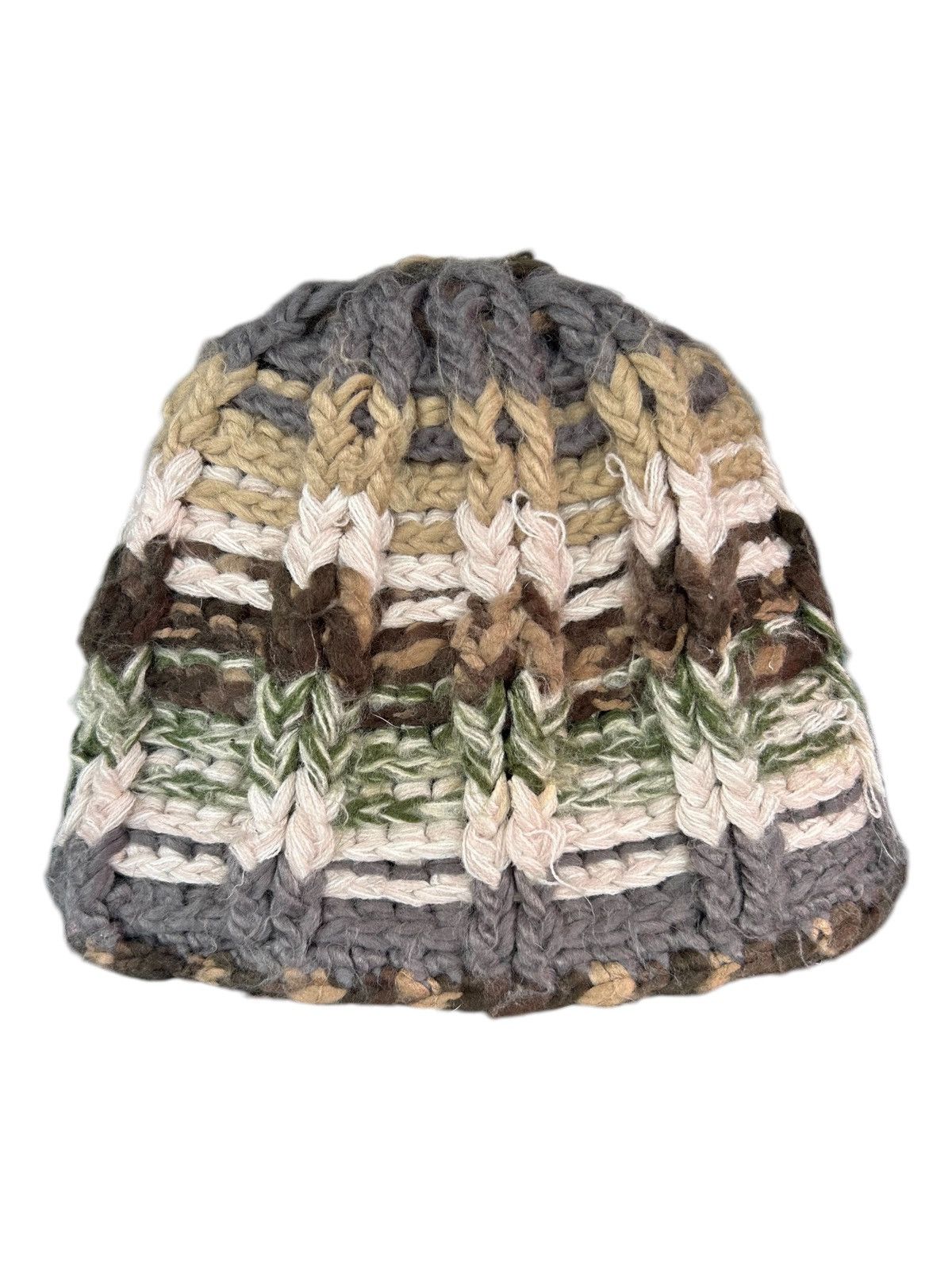 Japanese Brand × Kapital × Vintage Crochet Knitted Japanese Style Beanie Hats Rare 🎌☠️☠️ Size ONE SIZE - 1 Thumbnail