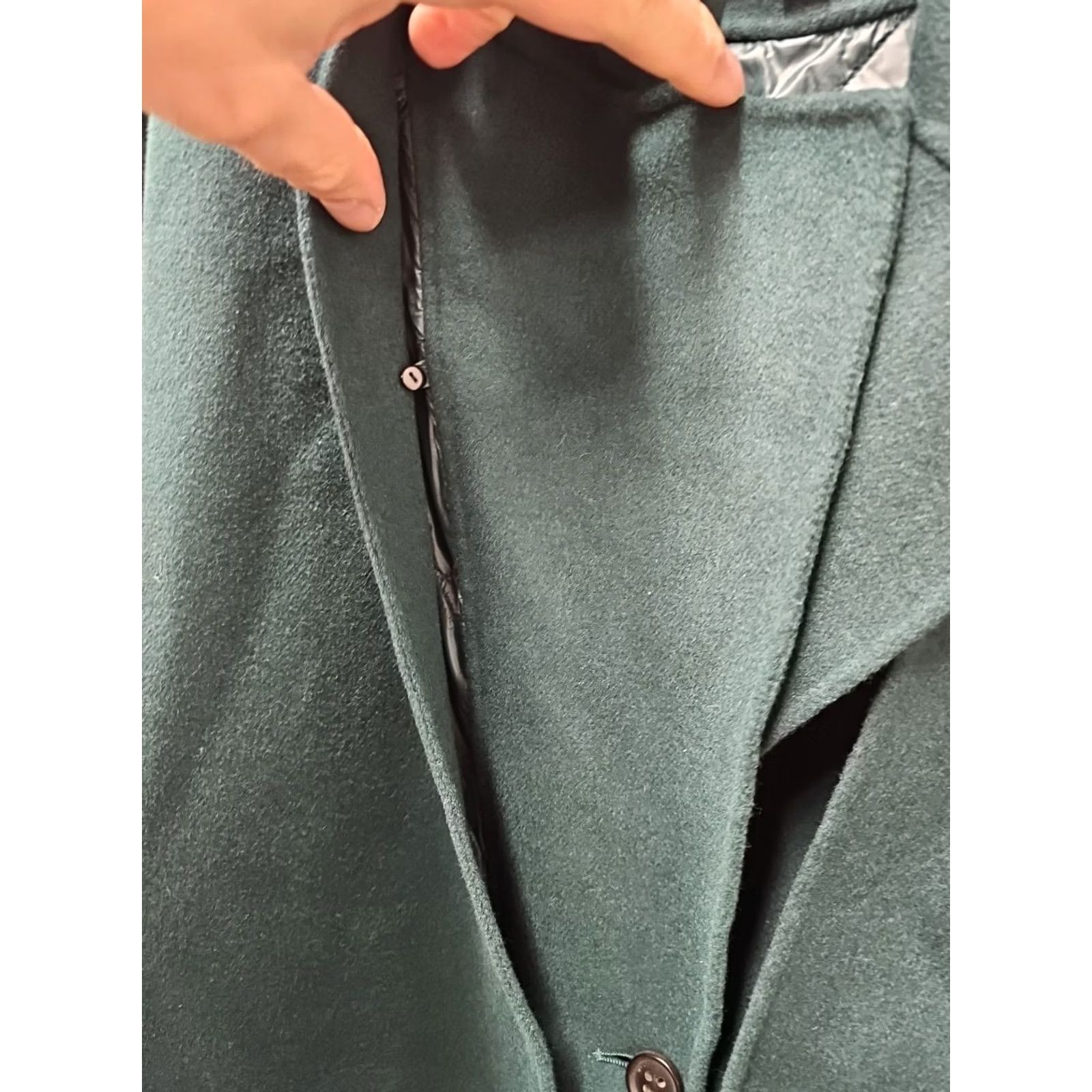 Mackage Mackage Coat Wool Parka Woman’s Green Large Chest 22 Length 40 Down Insulation Wool & Nylon Jacket Size L / US 10 / IT 46 - 5 Thumbnail