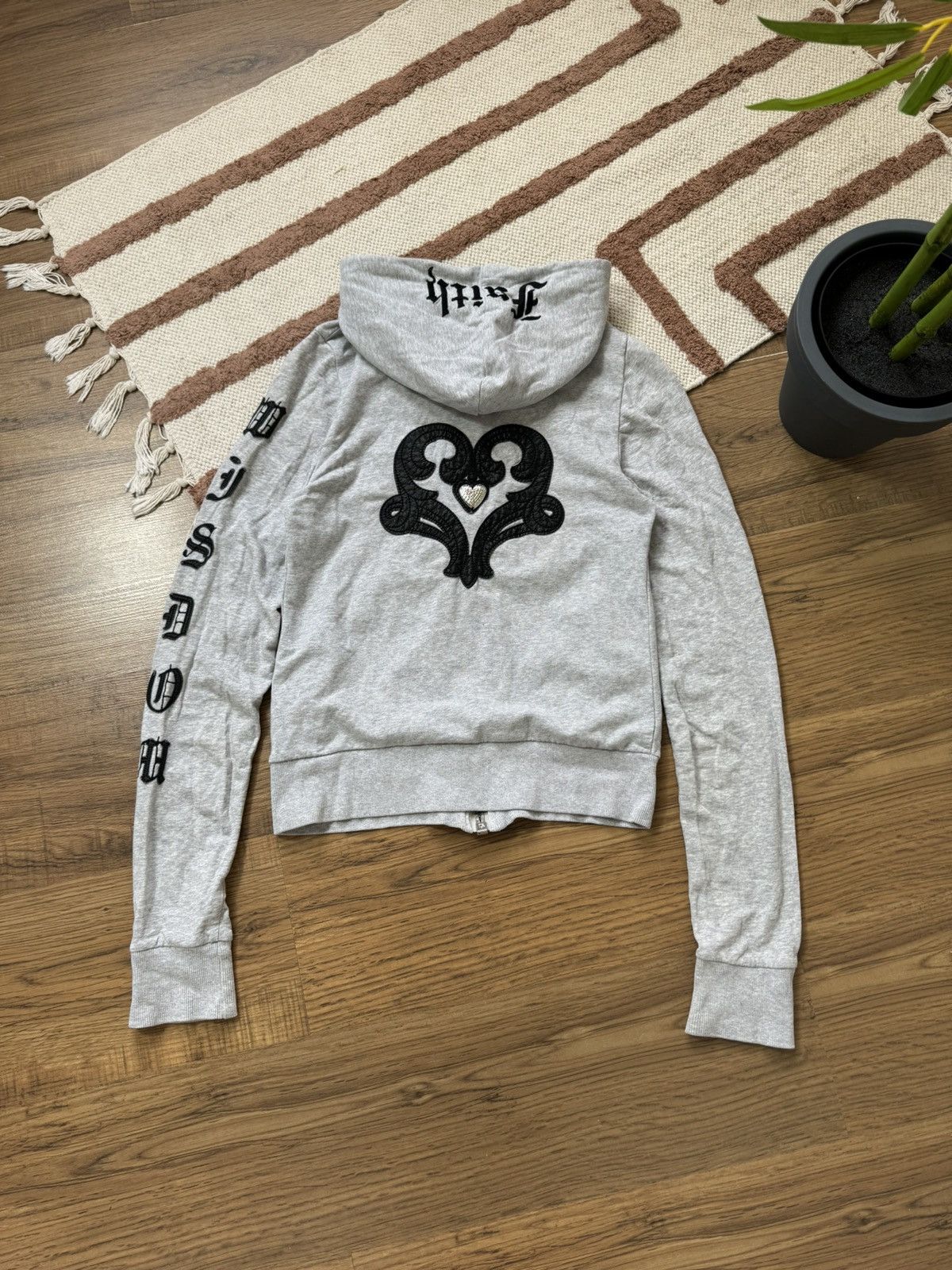 Faith Connexion FAITH CONNEXION CHROME HEARTS STYLE ZIP HOODIE Size M / US 6-8 / IT 42-44 - 3 Thumbnail