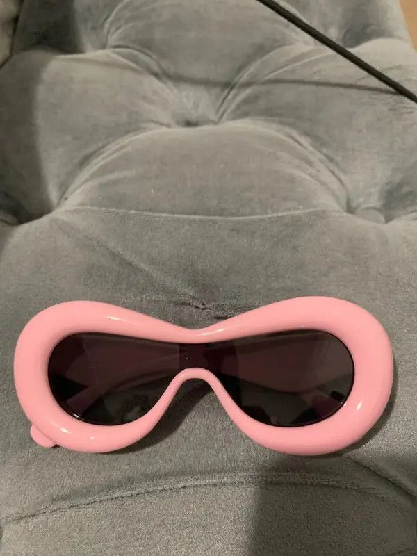 Electric Visual Pink Oval Candy Color Goggle Sun Glasses Size ONE SIZE - 4 Thumbnail