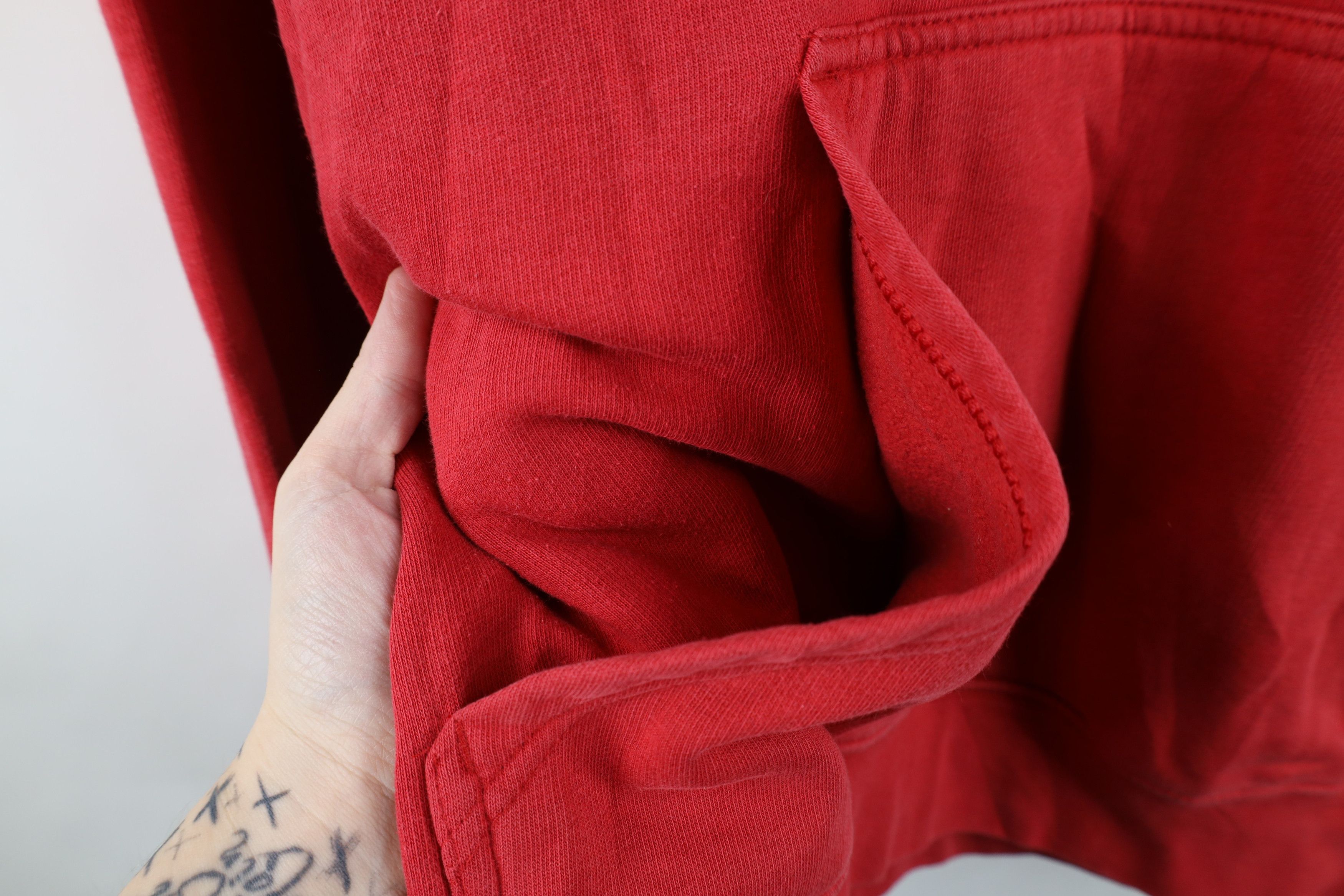 Nike Vintage Y2K Nike Scott Mini Swoosh Hoodie Sweatshirt Red Size US M / EU 48-50 / 2 - 5 Thumbnail